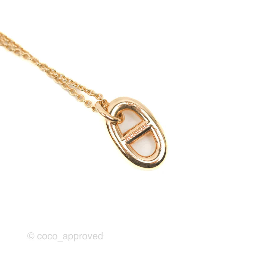 Hermès Farandole Pendant Small Model Rose Gold Tone