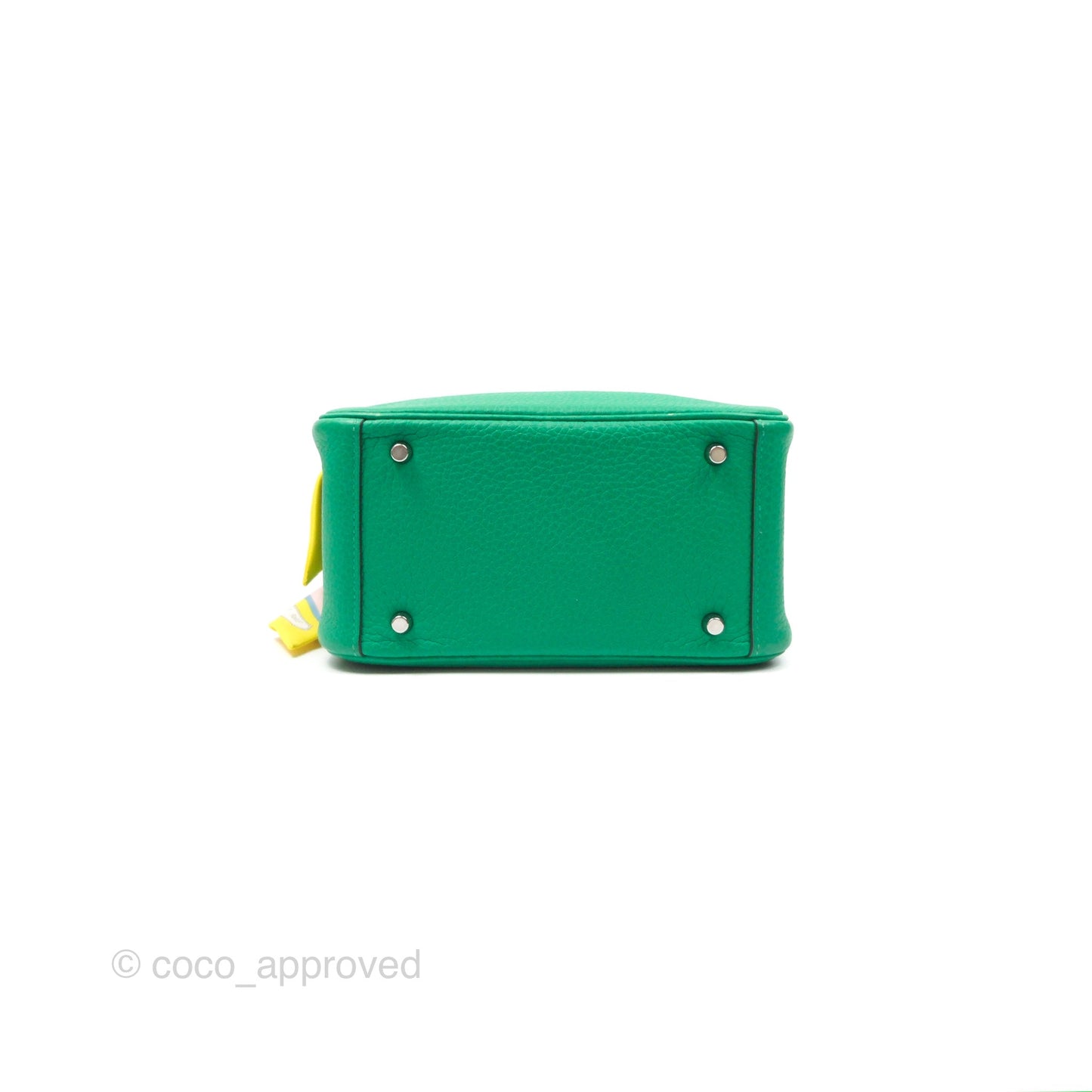 Hermès Mini Lindy 20 Menthe 6W Clemence Palladium Hardware