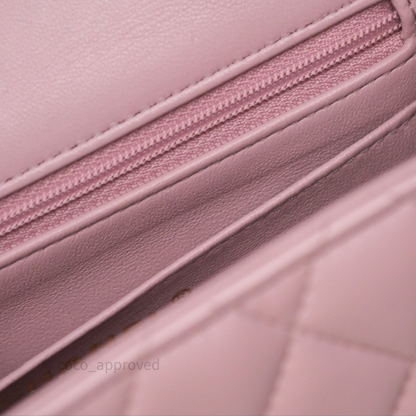 Chanel Top Handle Mini Rectangular Flap Lilac Pink Lambskin Gold Hardware