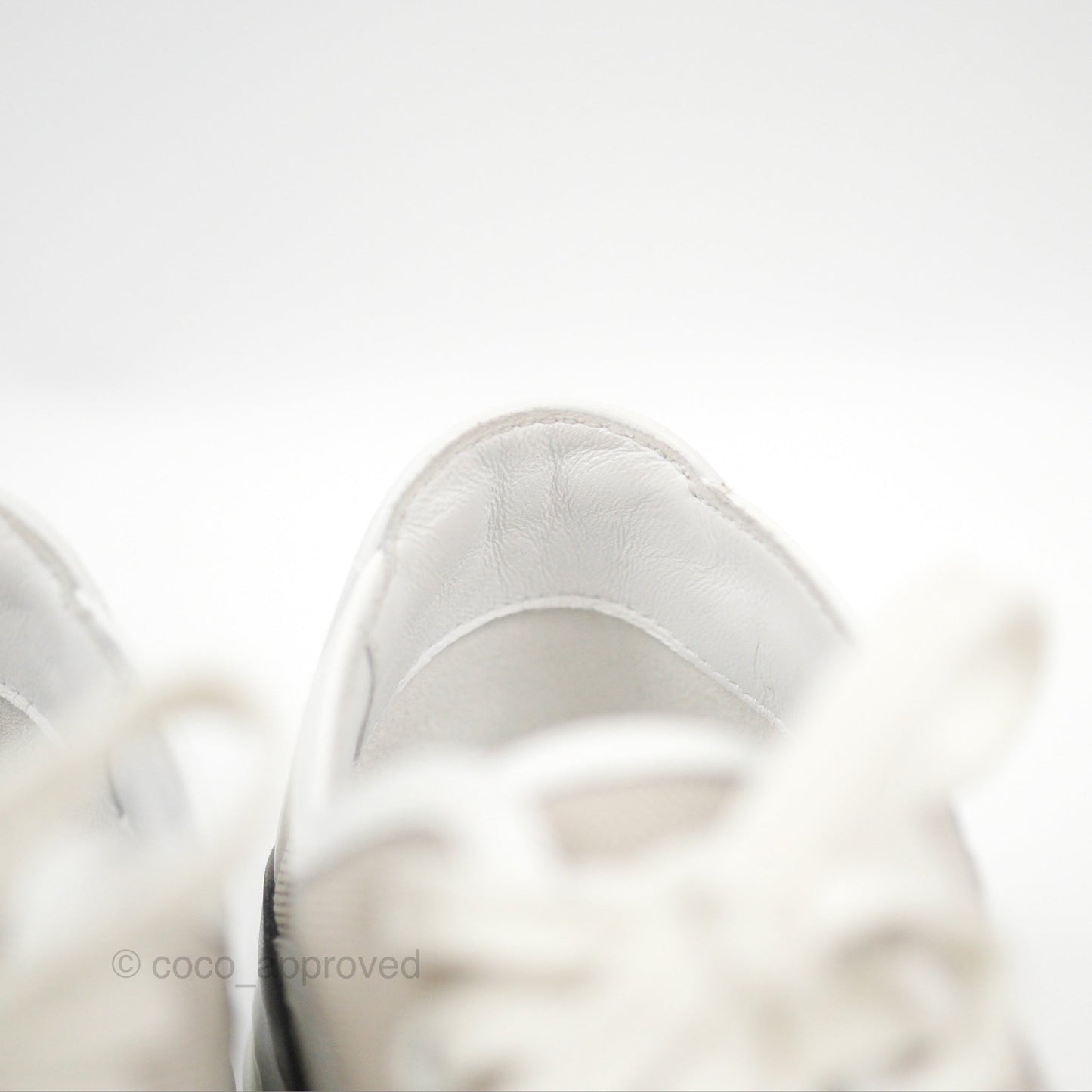 Hermes Get Sneaker Prunoir / Blanc H Canvas Calfskin
