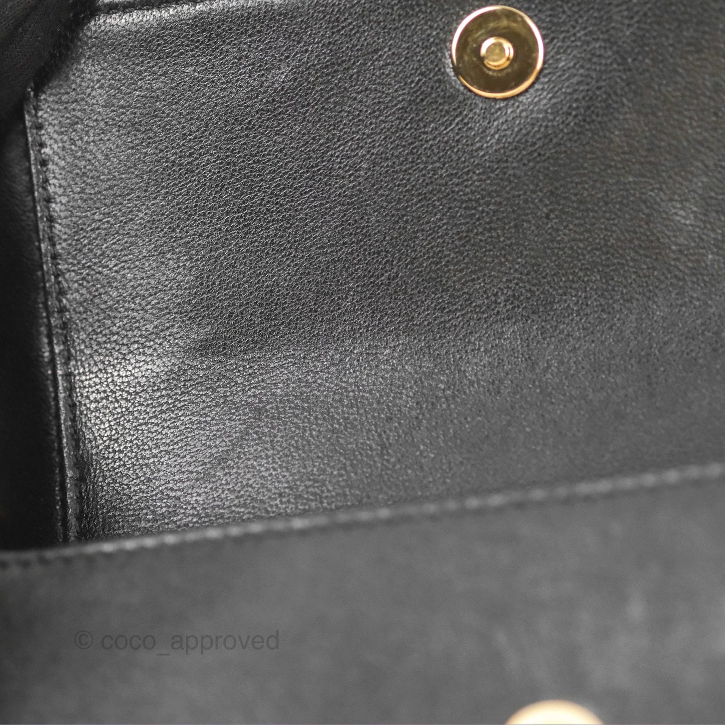 Chanel Chevron Mademoiselle Flap Bag Black Sheepskin Gold Hardware