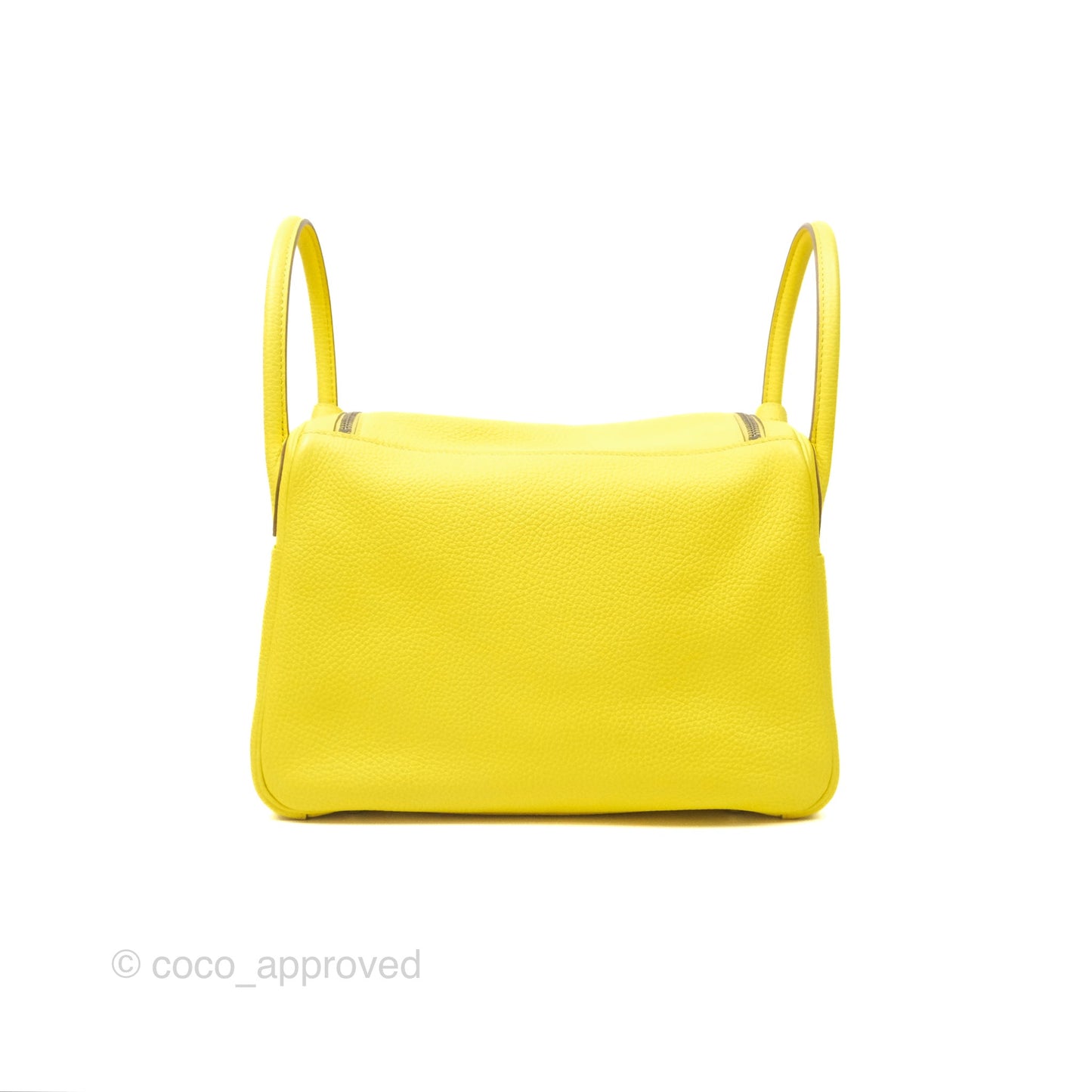 Hermès Lindy 30 Celemence Lime 9R Palladium Hardware