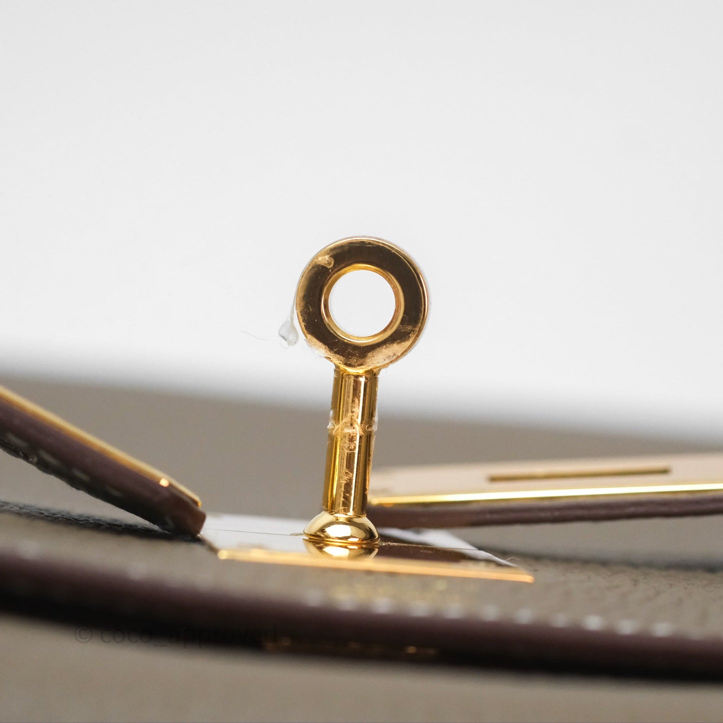 Hermès Kelly II 28 Retourne Etoupe 18 Clemence Gold Hardware