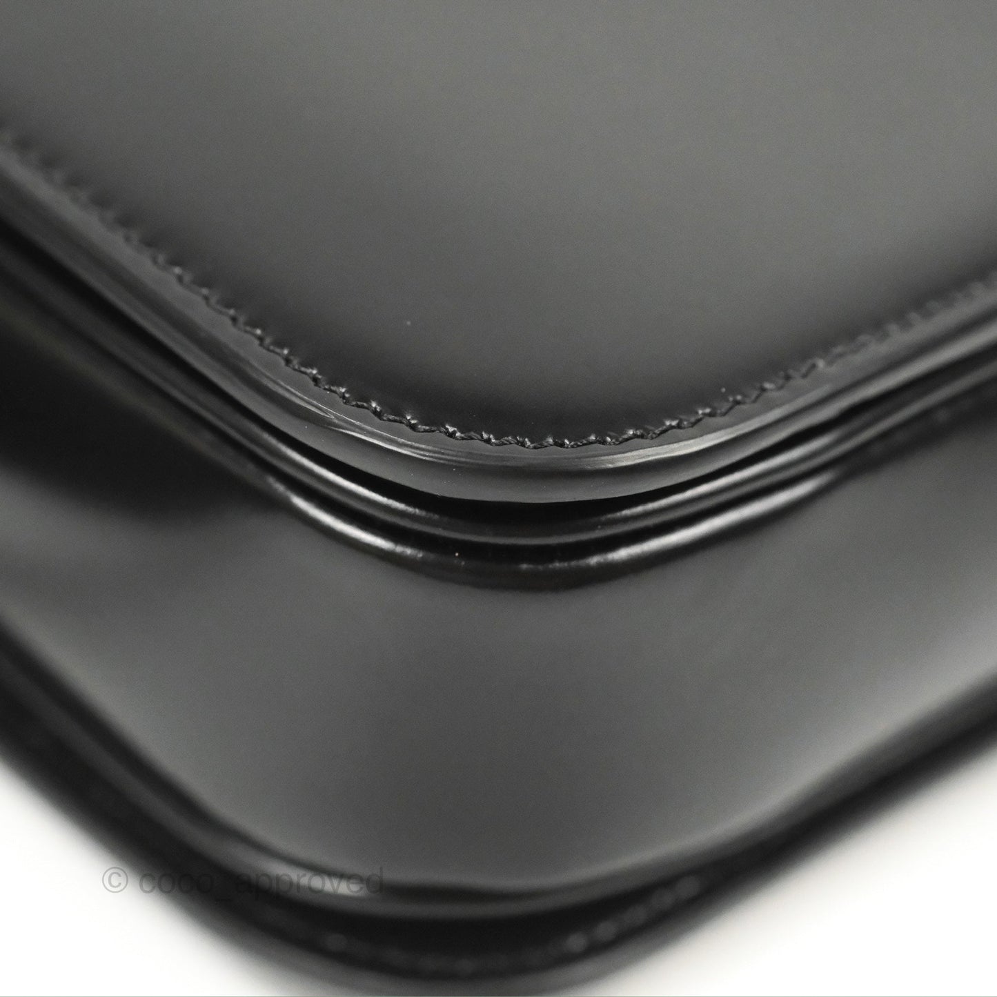 Celine Medium Triomphe Black Shiny Calfskin