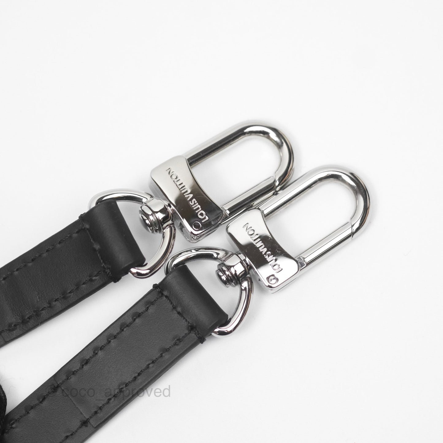 Louis Vuitton Alma Nano Black Silver Hardware