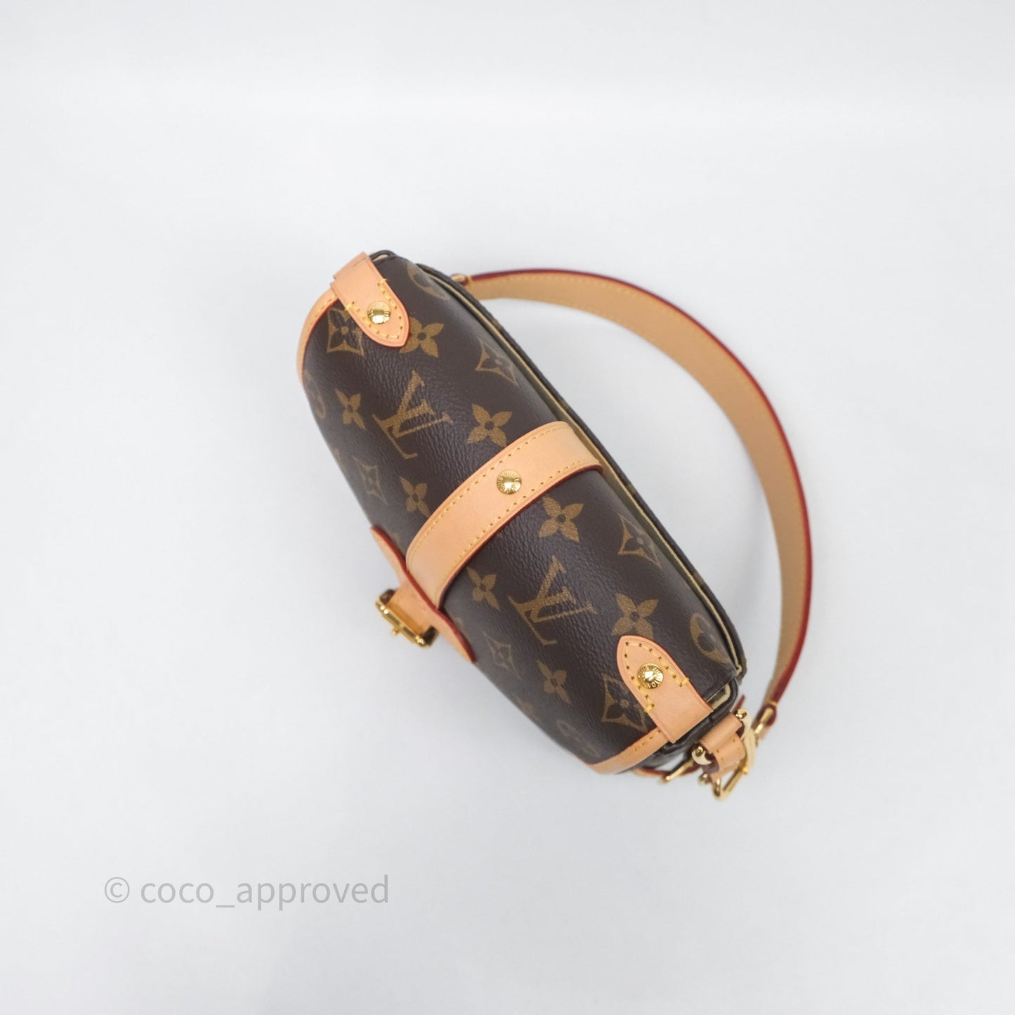Louis Vuitton Saumur BB Monogram Bag Gold Hardware