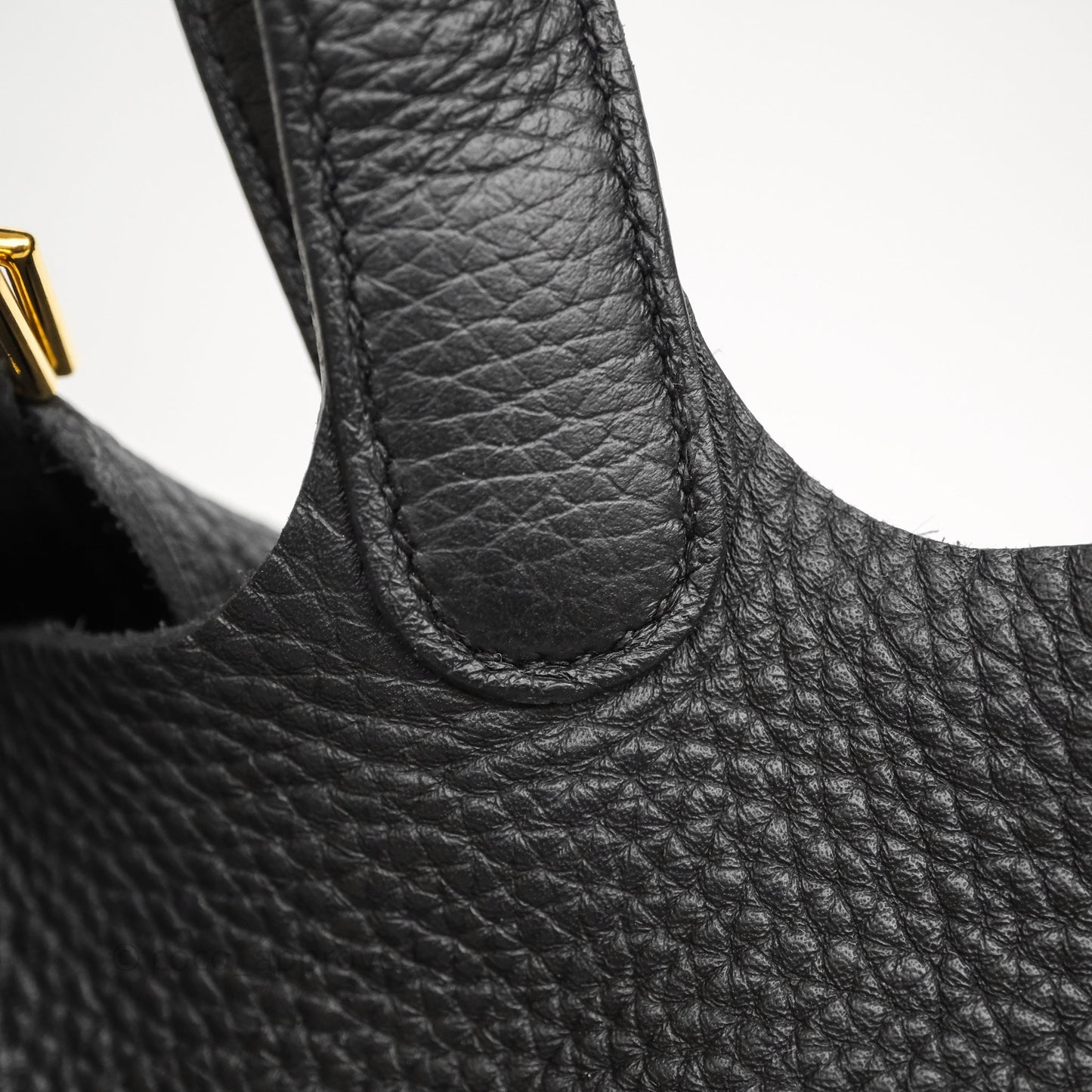 Hermès Picotin Lock 18 Noir Black 89 Clemence Gold Hardware