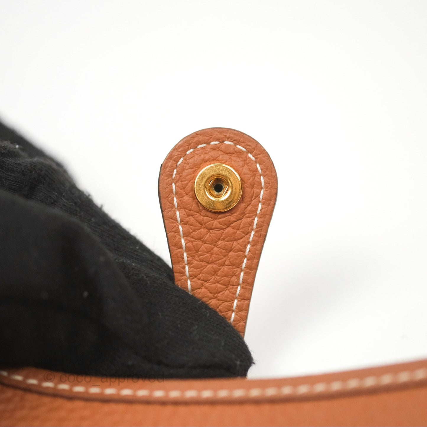 Hermès Mini Evelyne 16 Gold Clemence Gold Hardware