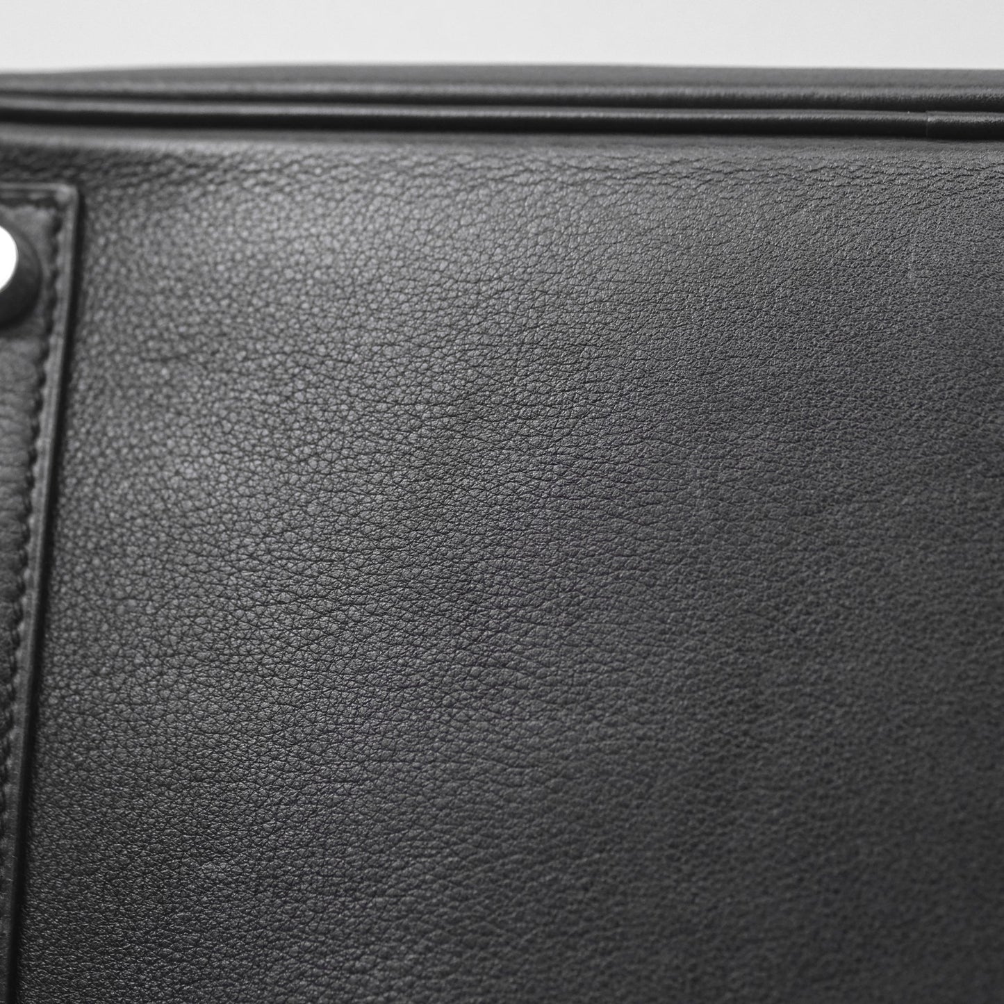 Hermès Birkin 30 Noir 89 Evergrain Palladium Hardware