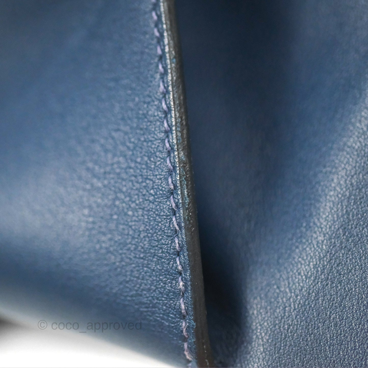 Hermès ToolBox 20 Navy Swift Palladium Hardware