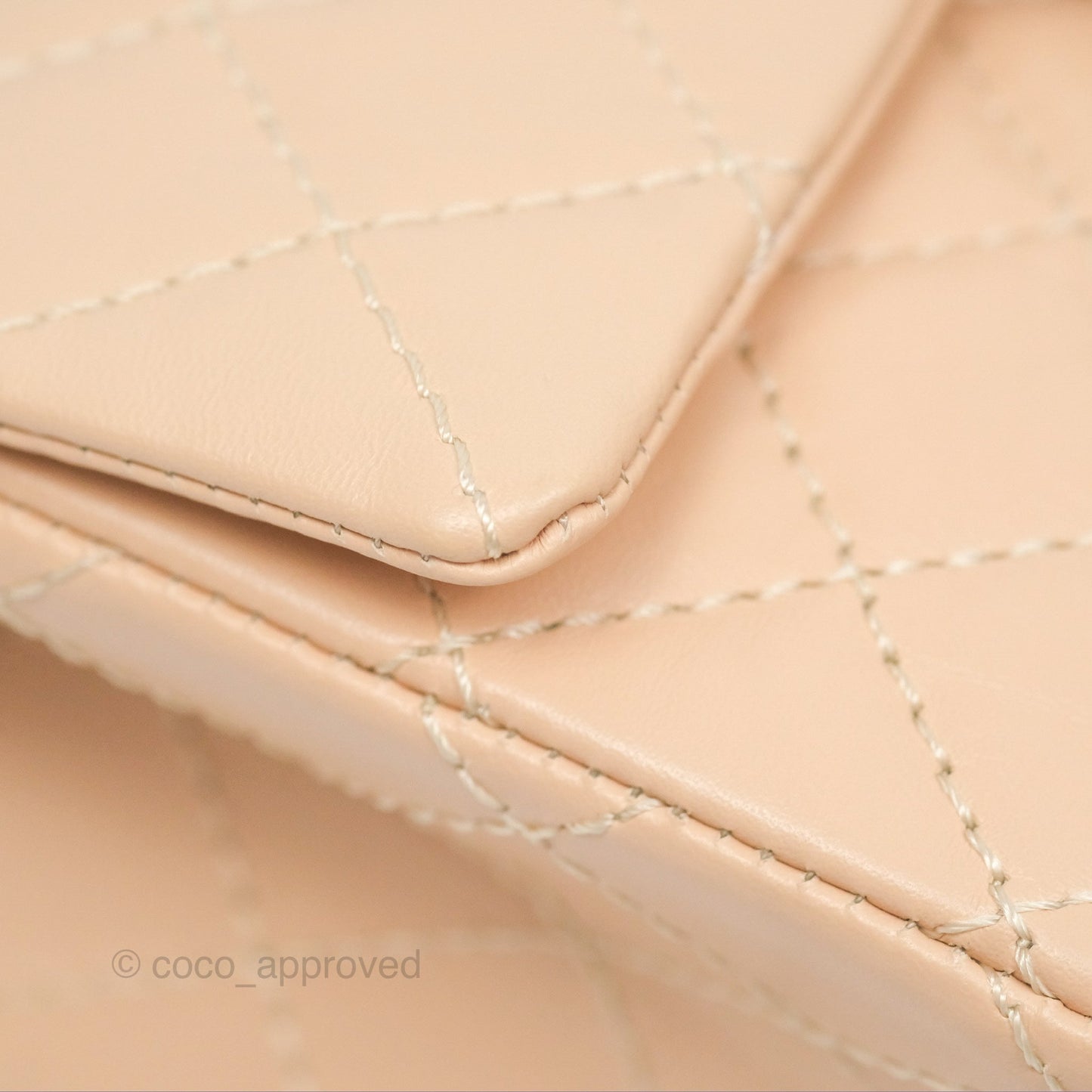 Chanel Mini Reissue 224 Beige Aged Calfskin Aged Gold Hardware