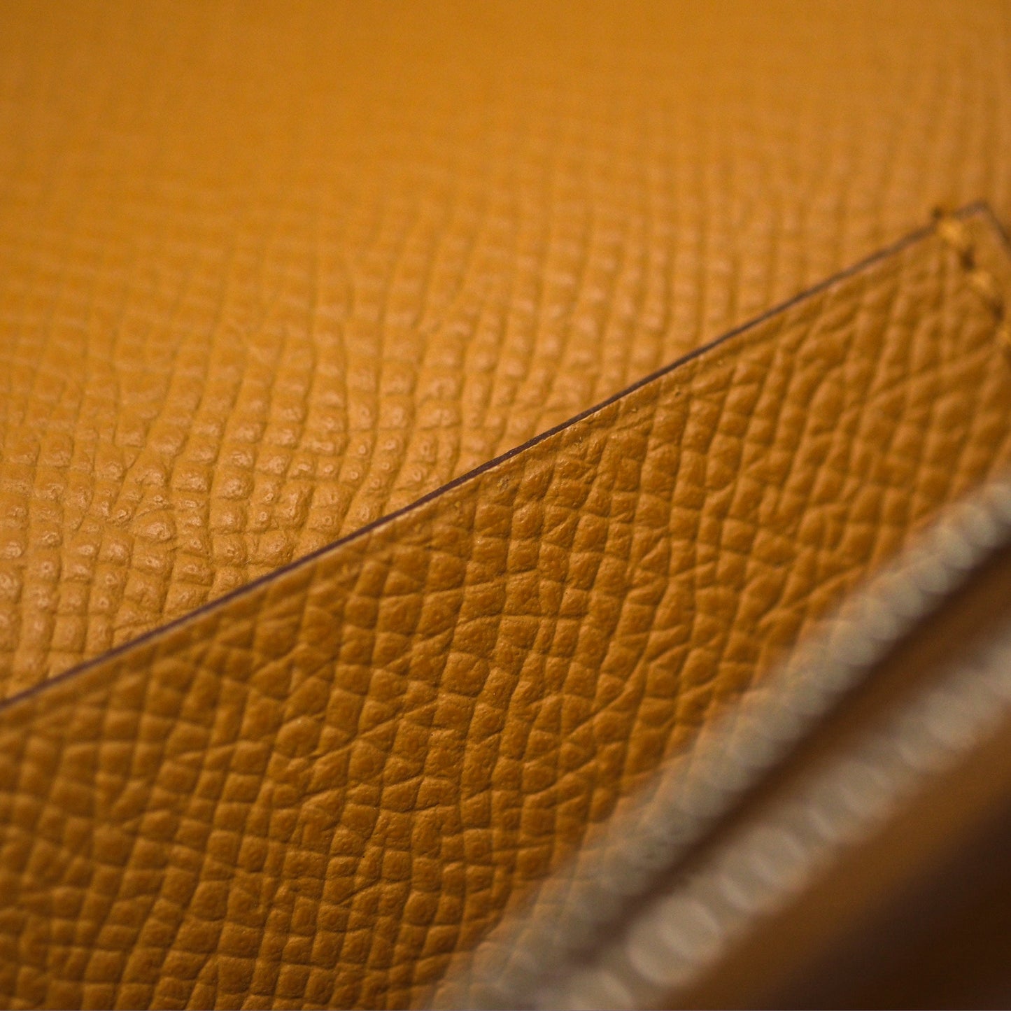 Hermès Kelly To Go Wallet Nata I2/ Sesame 2S Epsom Palladium Hardware