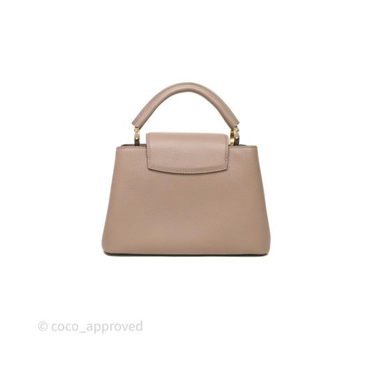 Louis Vuitton Taurillon Capucines BB Galet