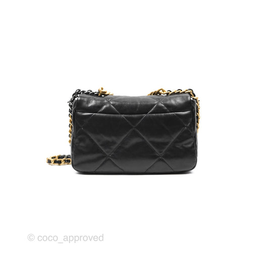 Chanel 19 Small Black Mixed Hardware