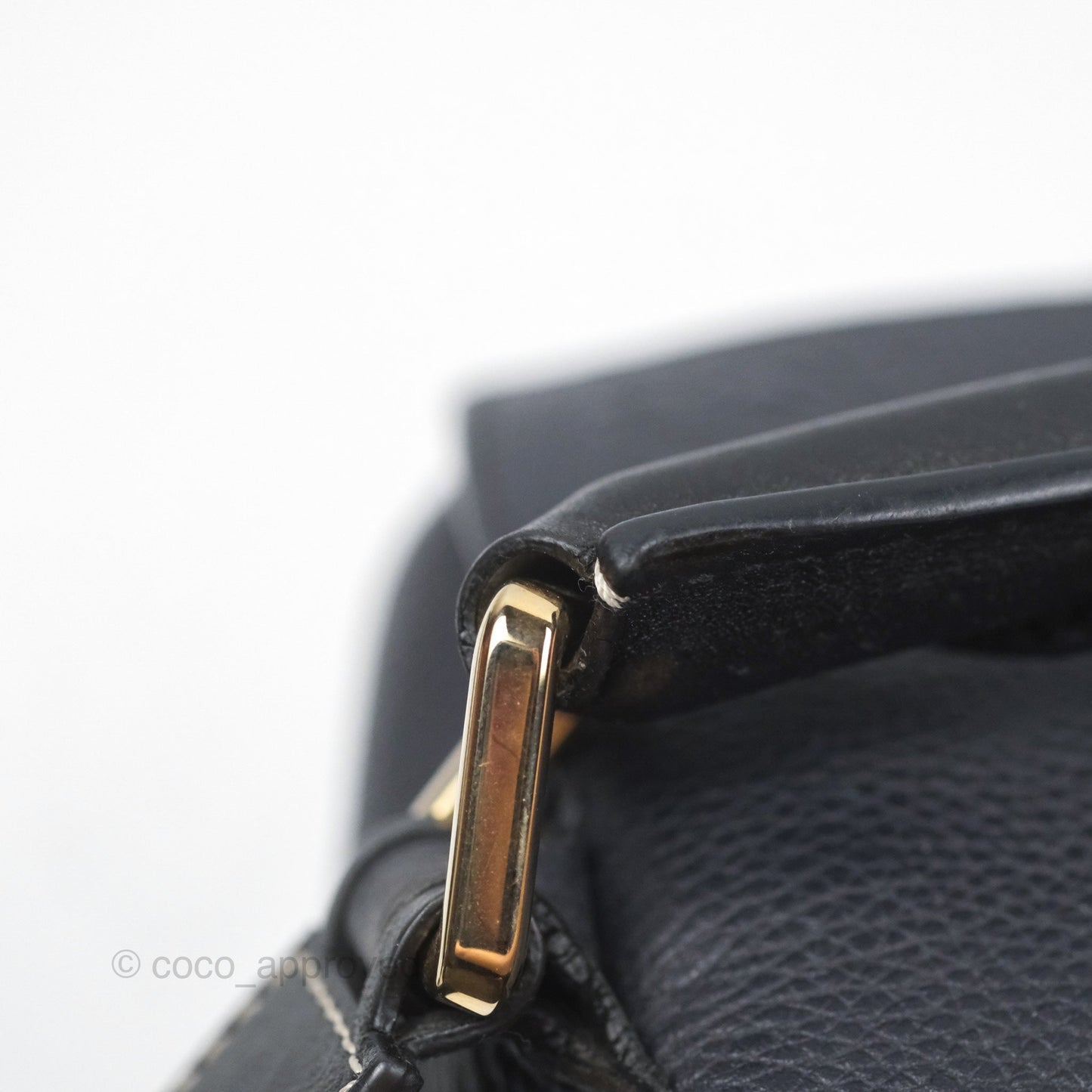 Loewe Medium Puzzle Bag Navy Calfskin Gold Hardware