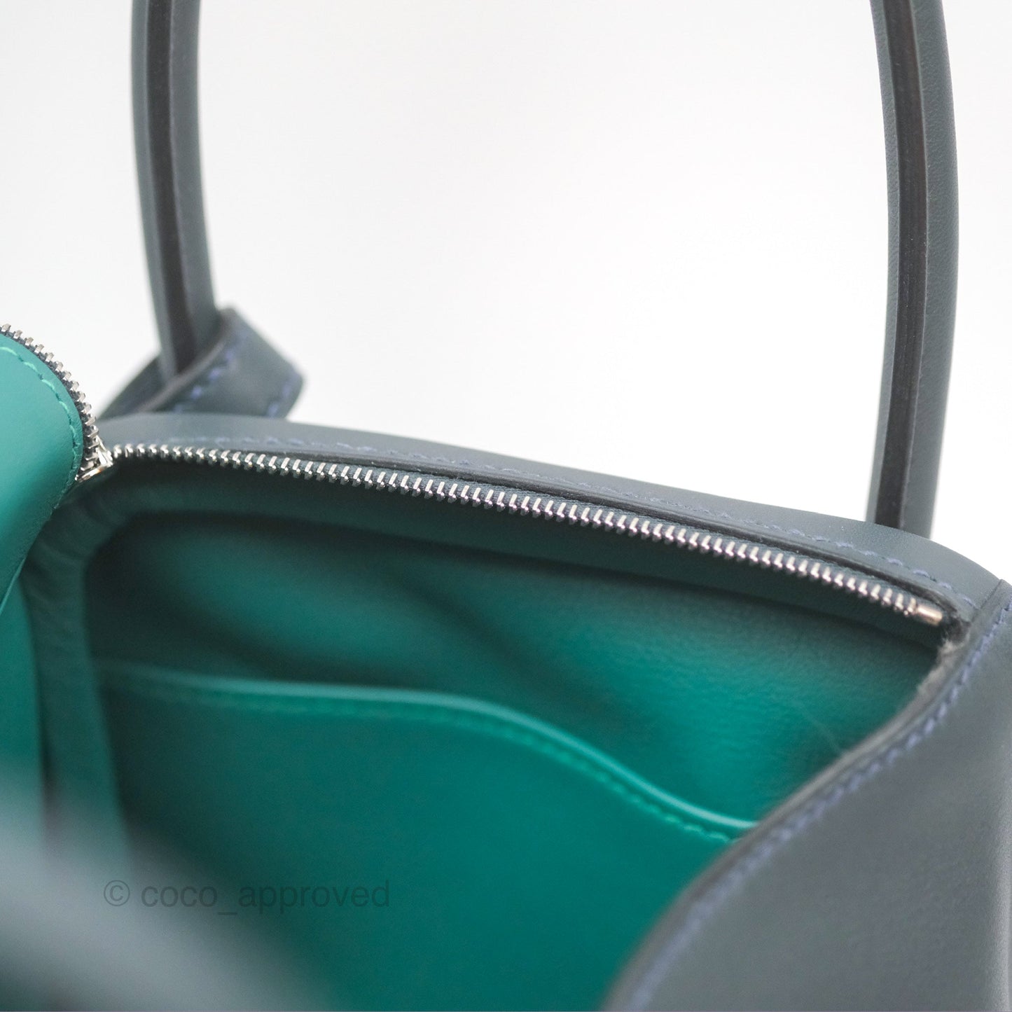 Hermès Lindy 26 Vert Rousseau/ Malachite Swift Palladium Hardware