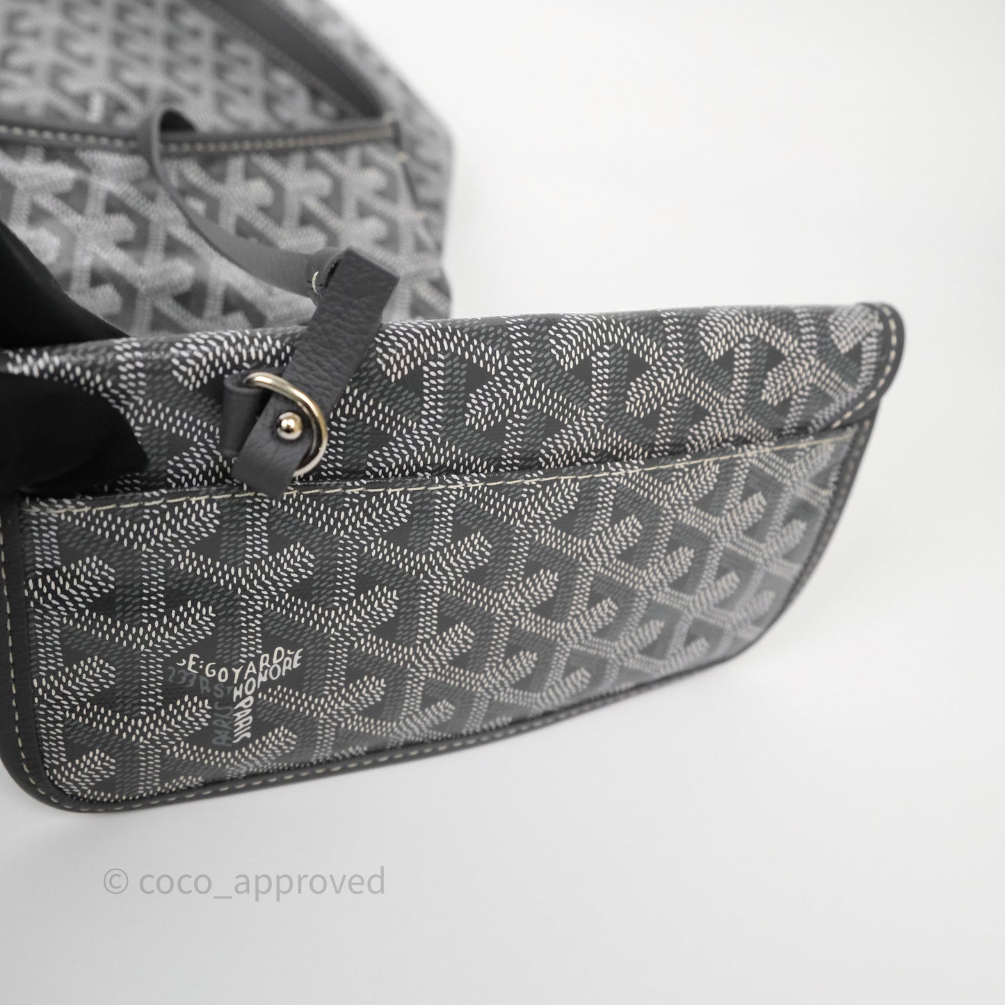 Goyard Bohème Hobo Bag Grey Goyardine Canvas