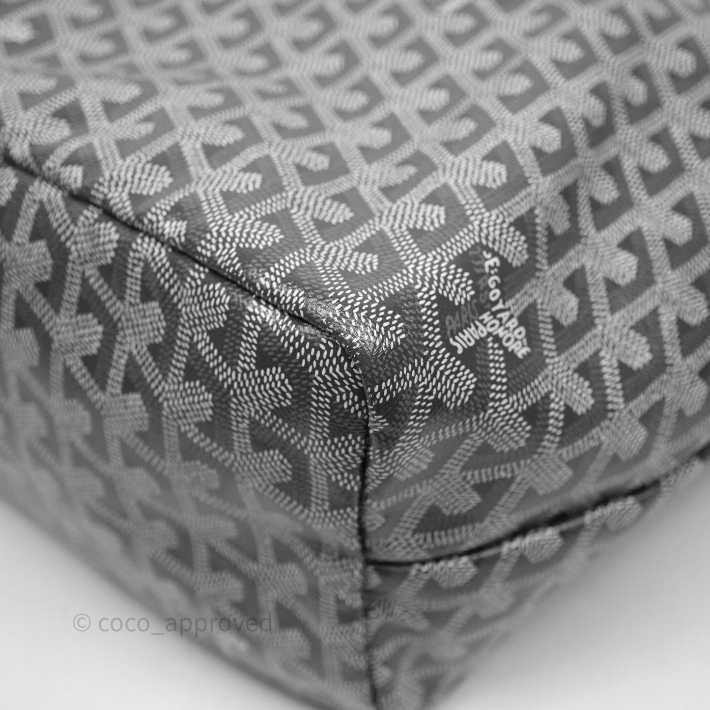 Goyard St Louis Tote PM Grey