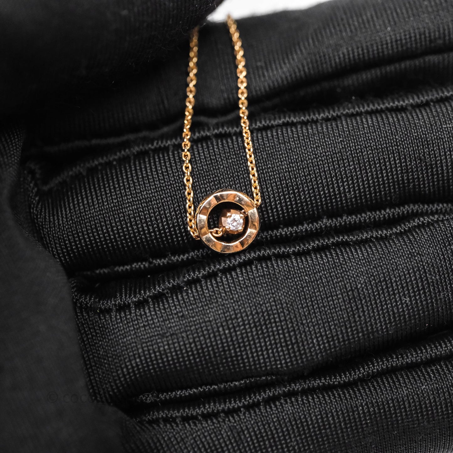 Chanel Coco Crush Bracelet 18K Diamond Beige Gold Hardware