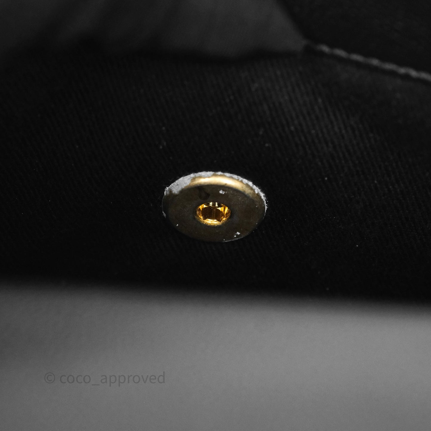 Chanel Small Coco Handle Quilted Black Caviar Aged Gold Hardware Lizard Handle