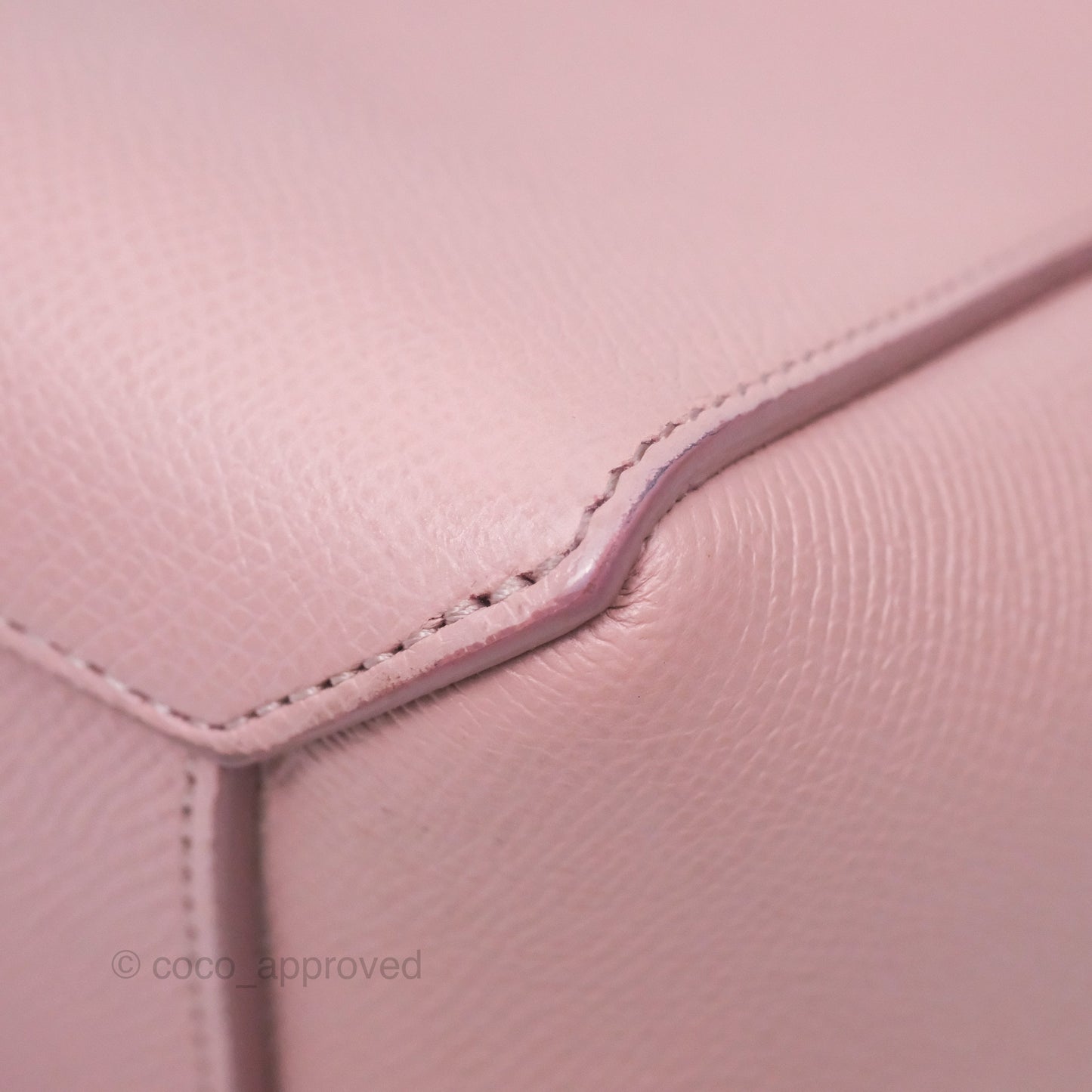 Celine Nano Belt Bag Pink Grained Calfskin Gold Hardware