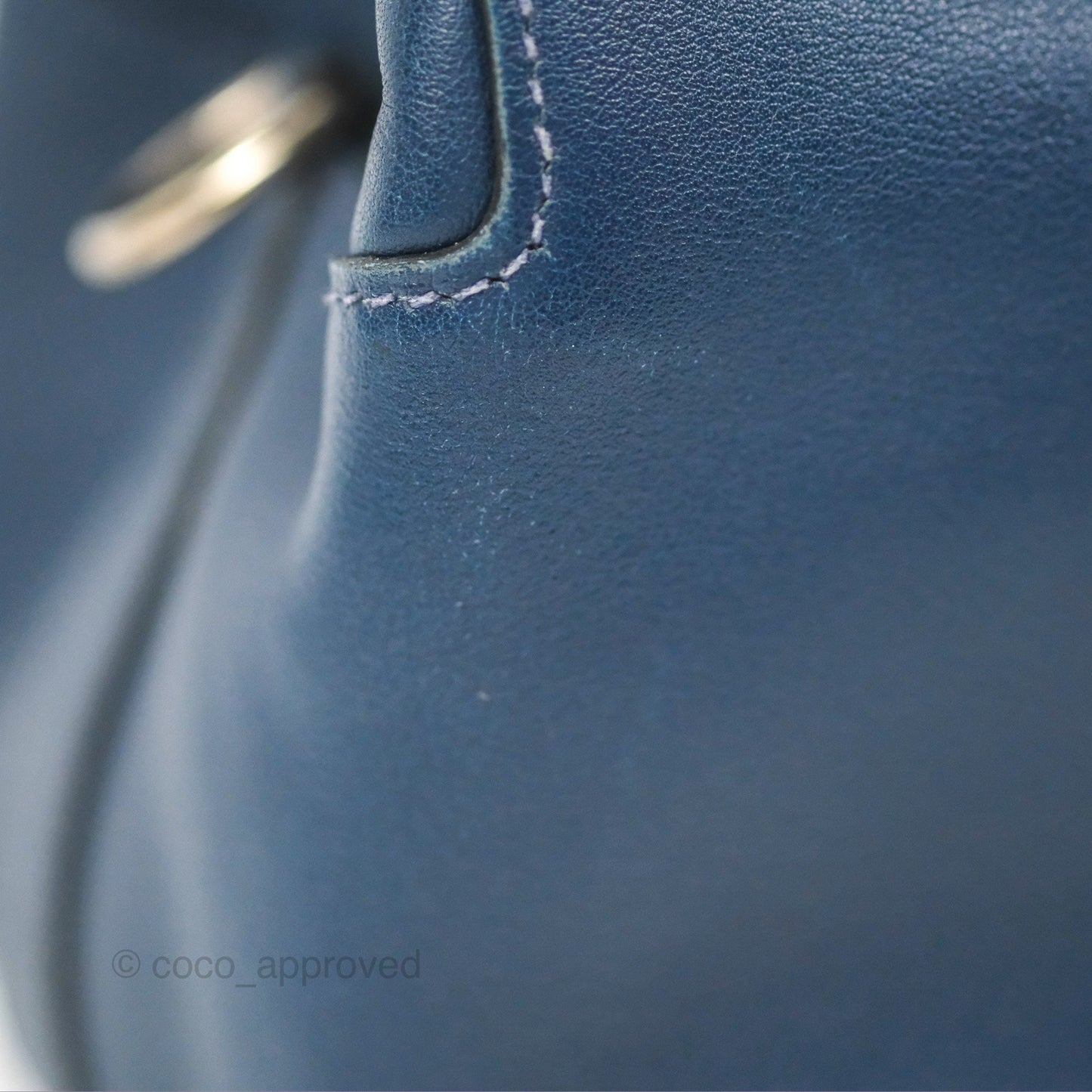 Hermès ToolBox 20 Navy Swift Palladium Hardware