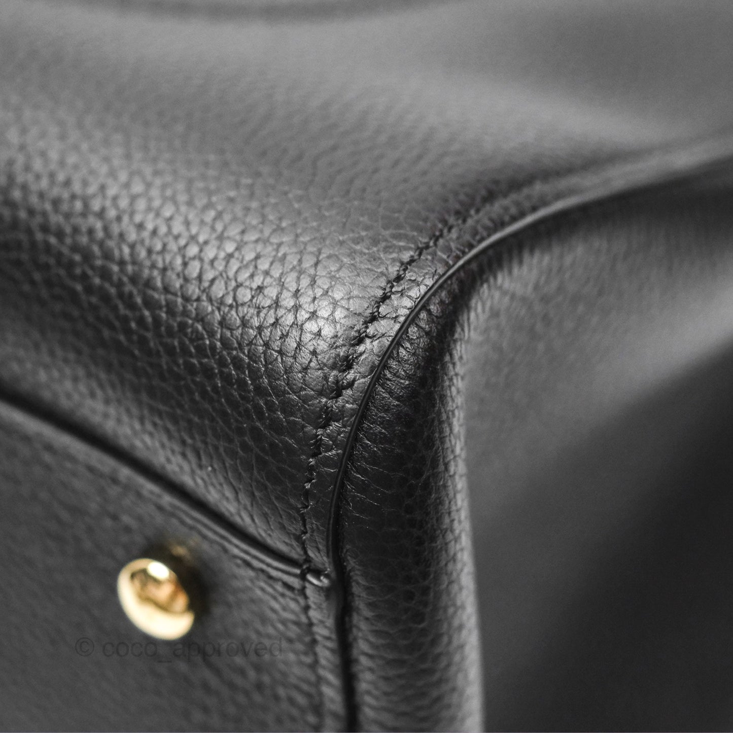 Chanel Small Neo Executive Tote Bag Black Grained Calfskin