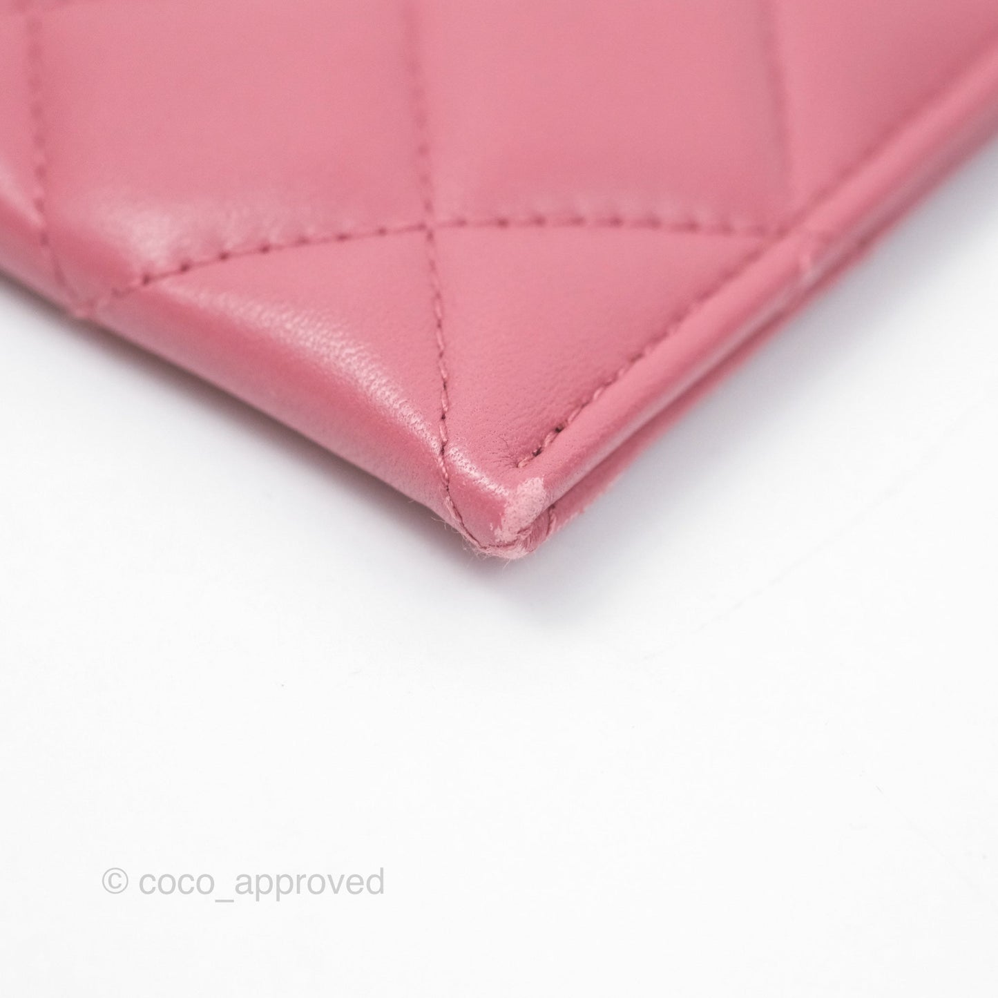 Chanel Boy Long Pouch Wallet Dusty Pink Lambskin Aged Gold Hardware