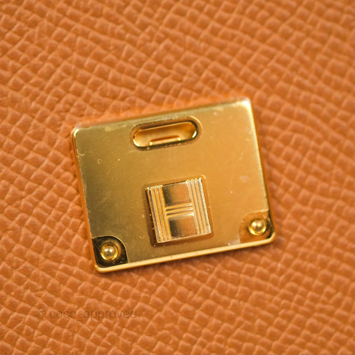 Hermès Clic 16 Wallet On Chain Gold Epsom Gold Hardware