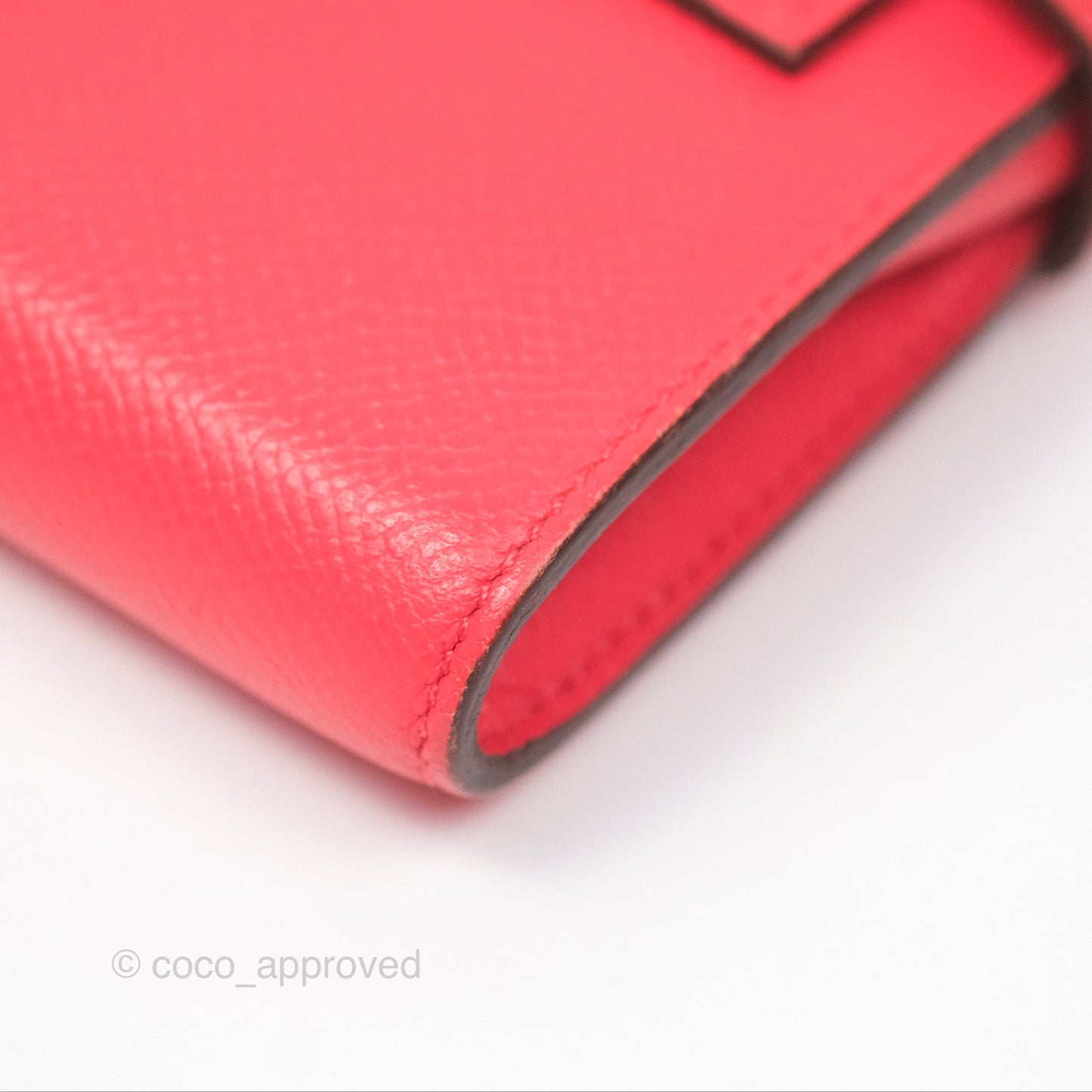 Hermès Kelly Wallet Pink Epsom Palladium Hardware