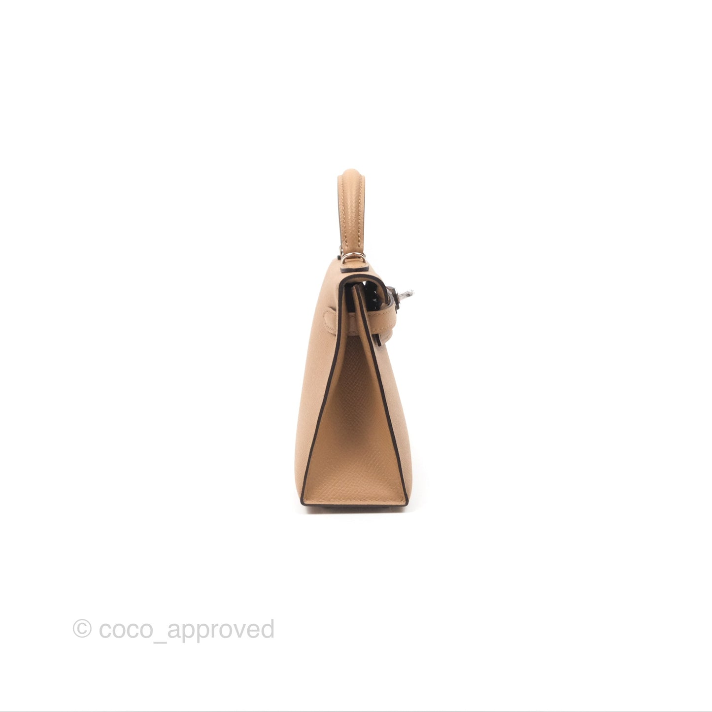 Hermès Mini Kelly II Chai 0M Epsom Palladium Hardware