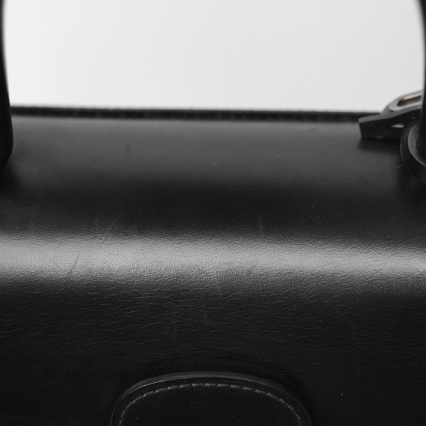 Delvaux Brillant L'Humour MM Black Calfskin