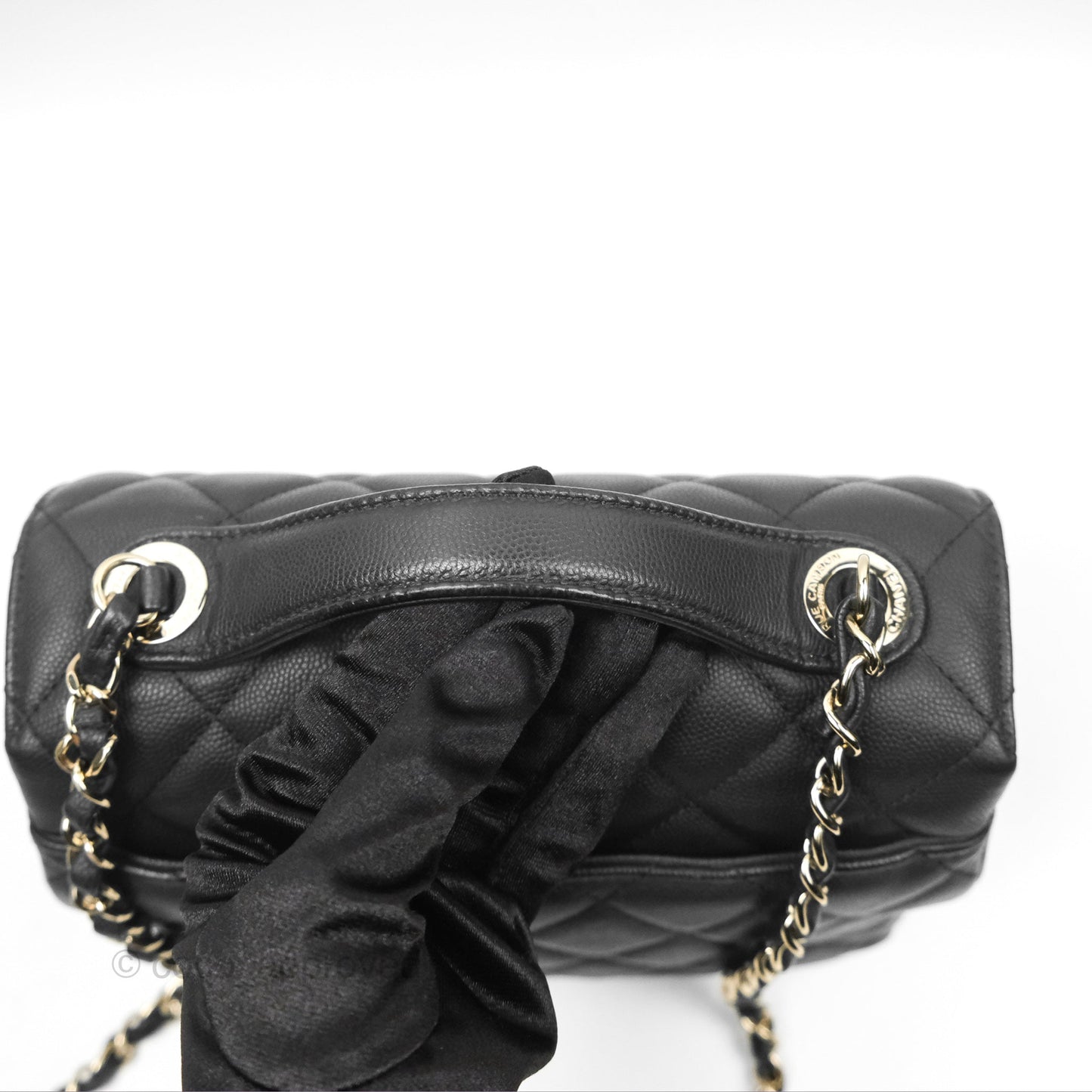 Chanel Quilted Medium Business Affinity Flap Matte Black Caviar Gold Hardware