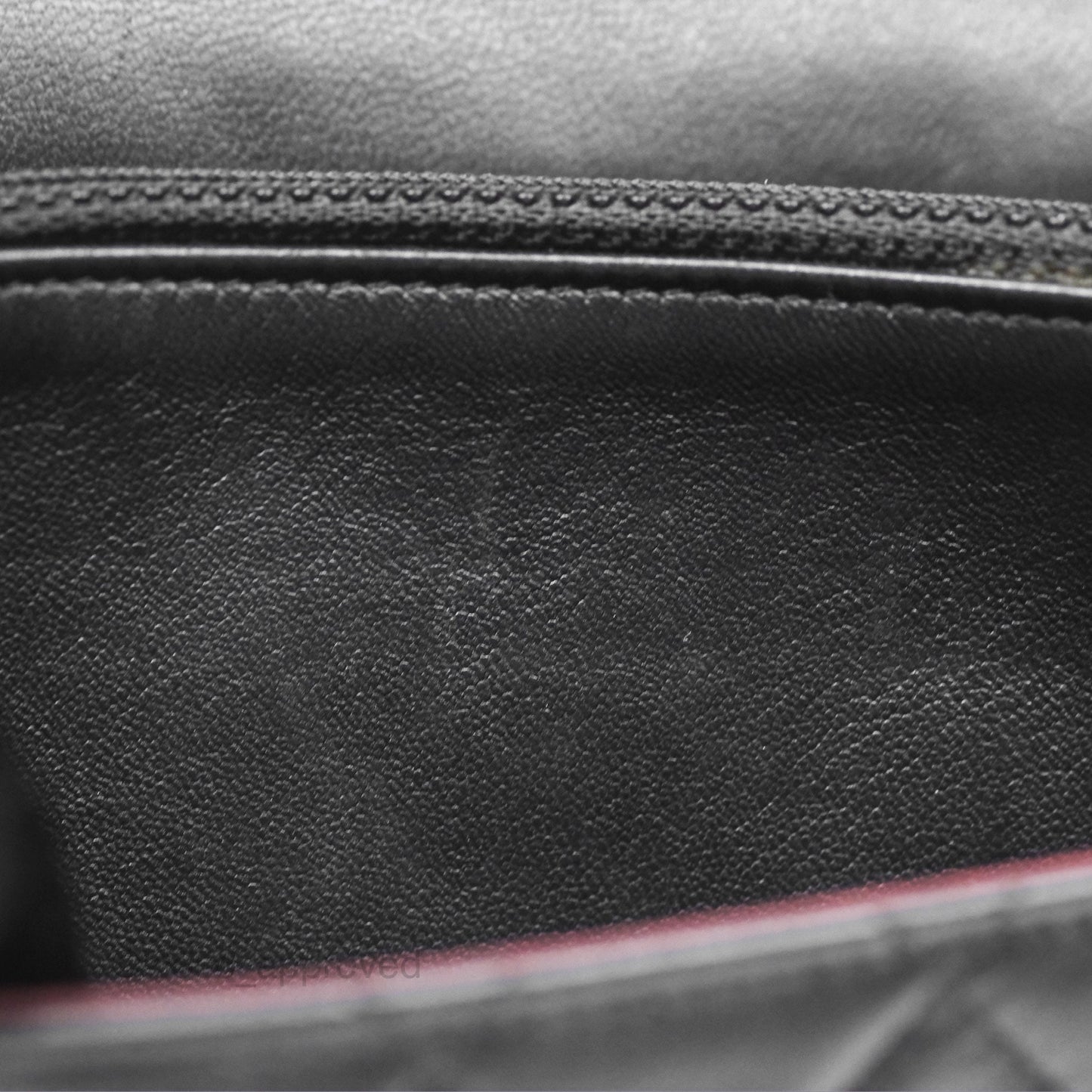 Chanel Quilted Wallet on Chain WOC Black Lambskin Palladium Hardware