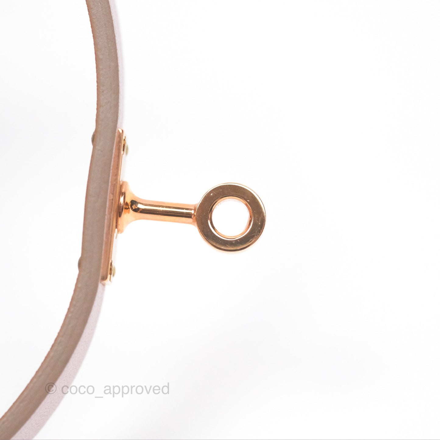 Hermès Kelly Double Tour Bracelet Rose Swift Gold Hardware