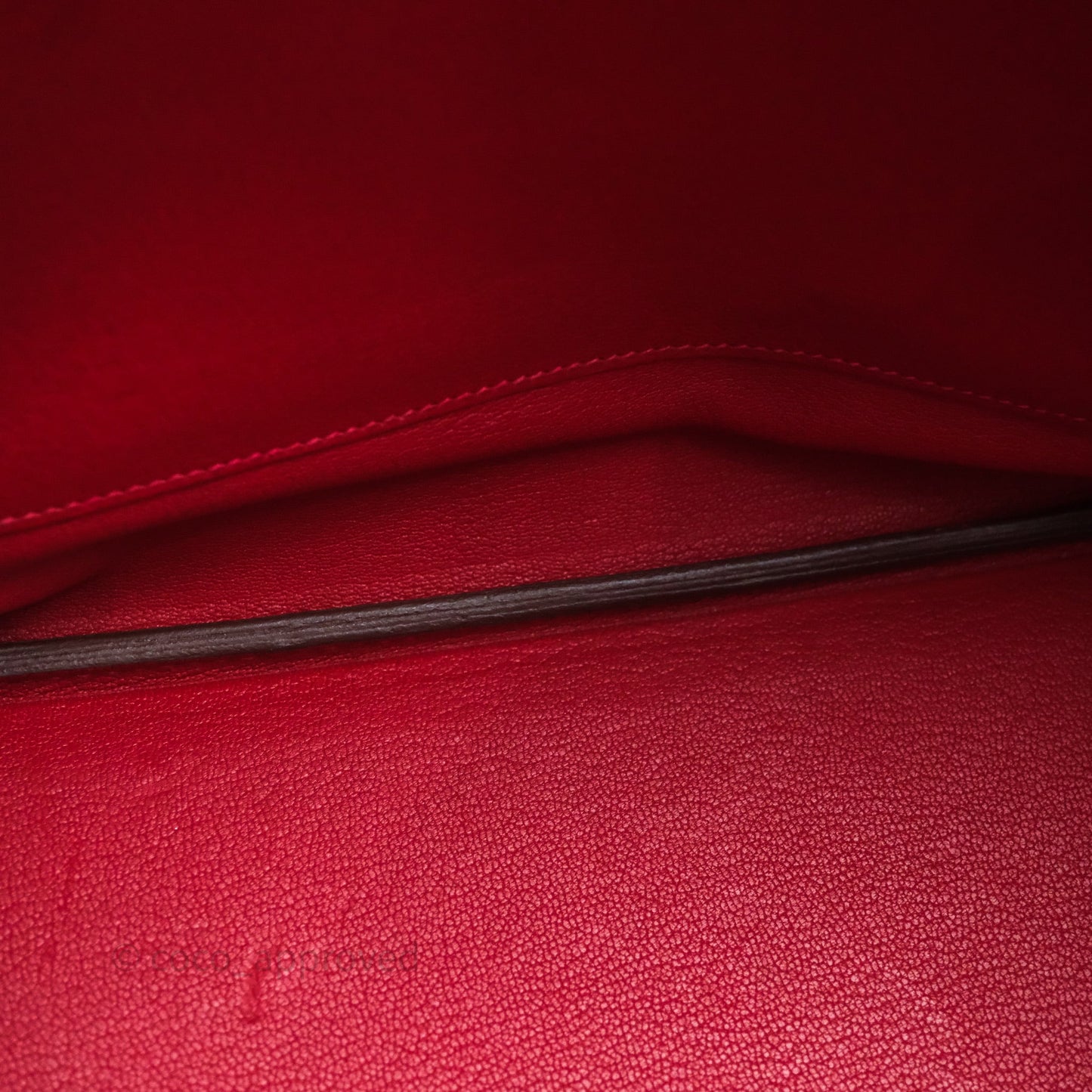 Hermes Birkin 35 Rouge Casaque Clemence Palladium Hardware