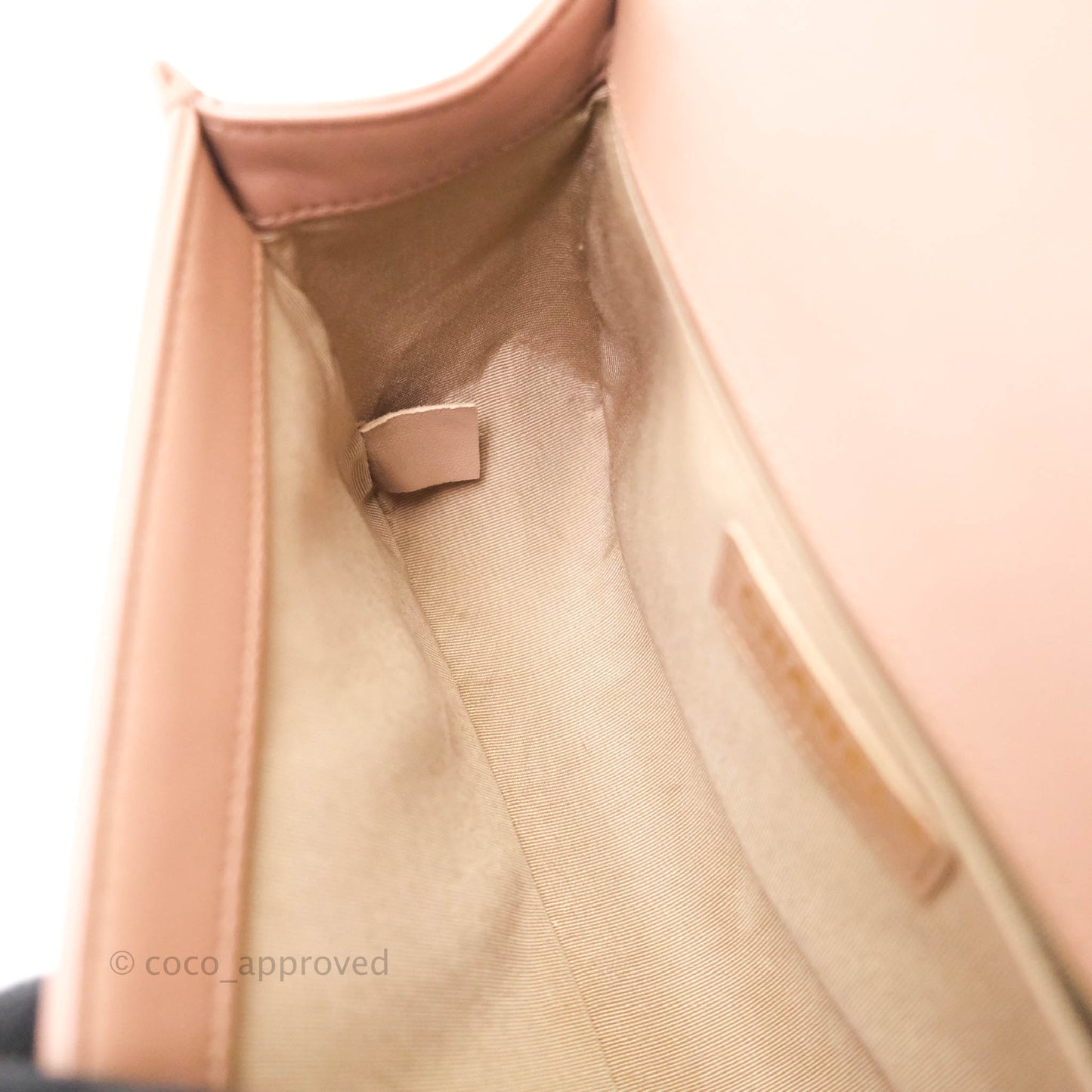 Chanel Quilted Medium Lambskin Boy Flap Pink Aged Gold Hardware