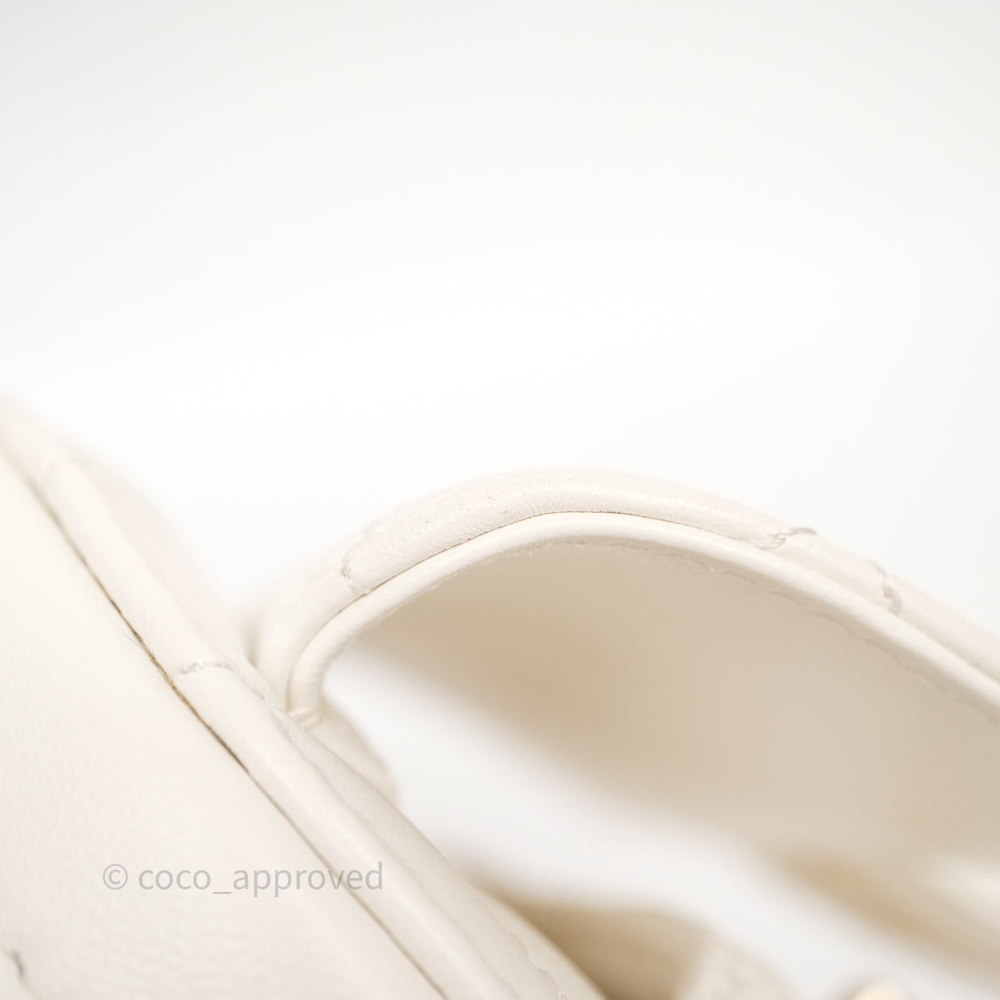 Chanel Large Heart Bag White Lambskin Gold Hardware