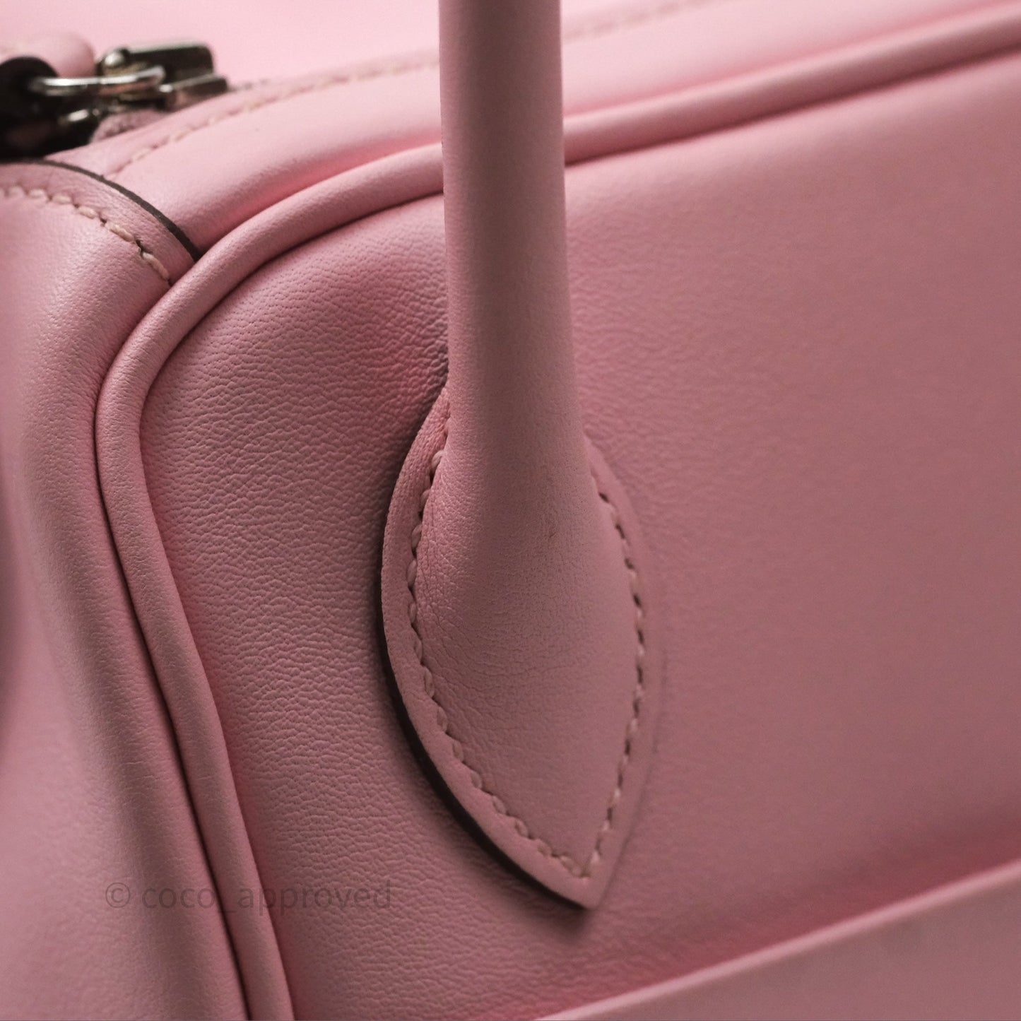 Hermes Lindy 26 Rose Sakura Pink 3Q Swift Palladium Hardware