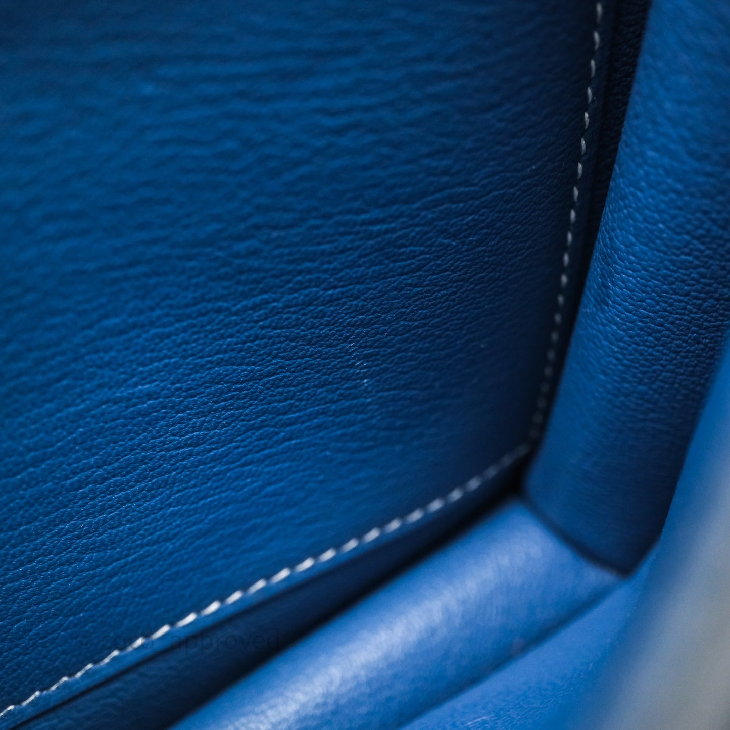 Hermès Roulis 23 Blue Evercolor Palladium Hardware