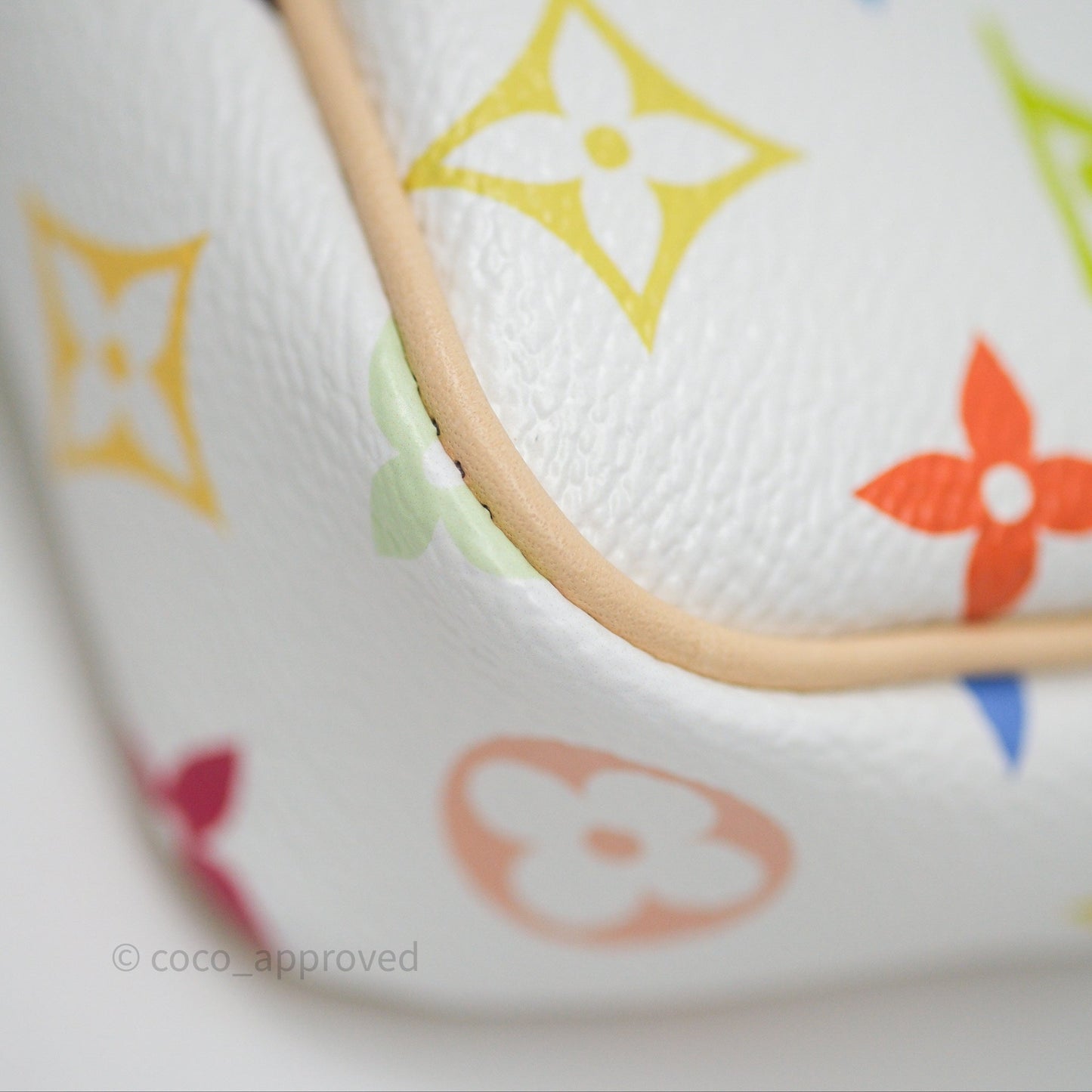 Louis Vuitton x Takashi Murakami Pochette Accessoires Multicolore Blanc Monogram Canvas