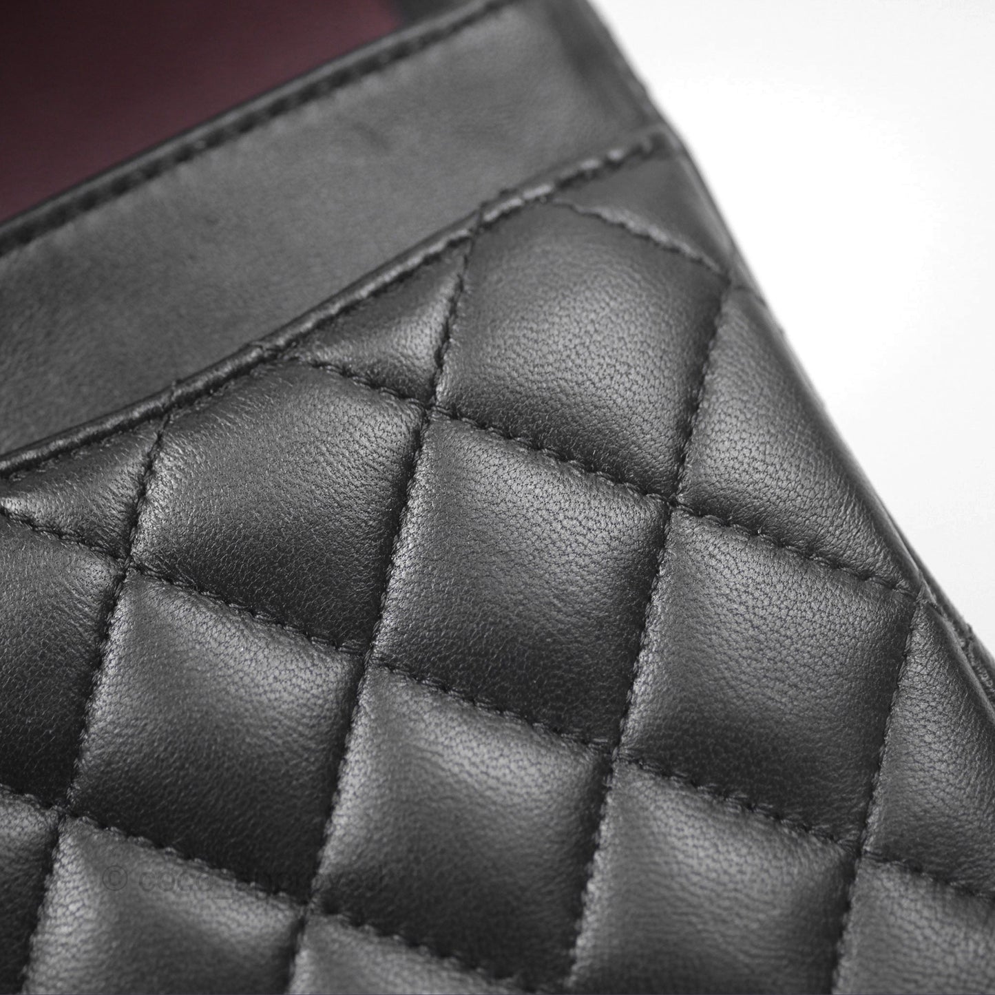 Chanel Small Classic Flap Quilted Black Lambskin Gold Hardware