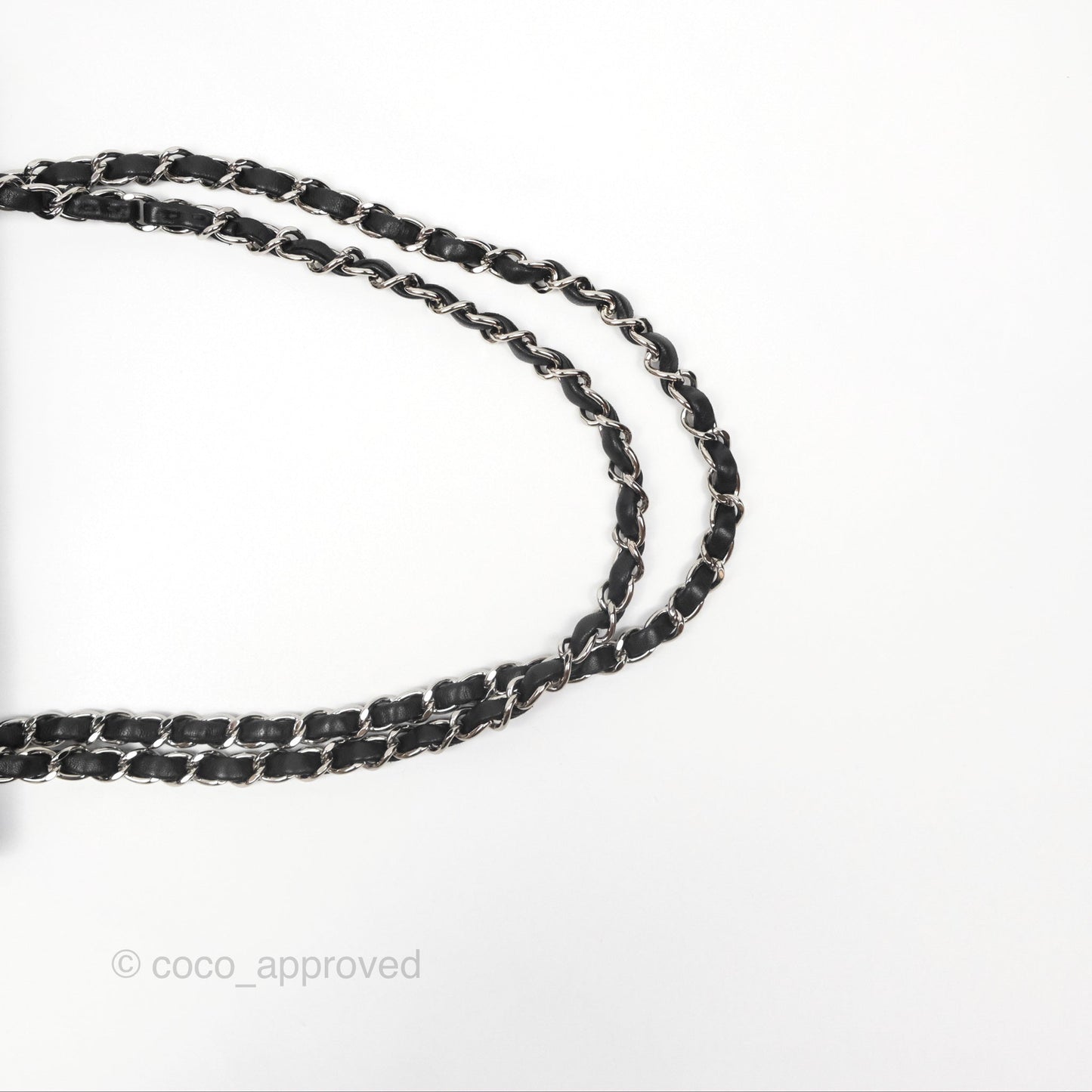 Chanel Small S/M Classic Flap Black Lambskin Silver Hardware