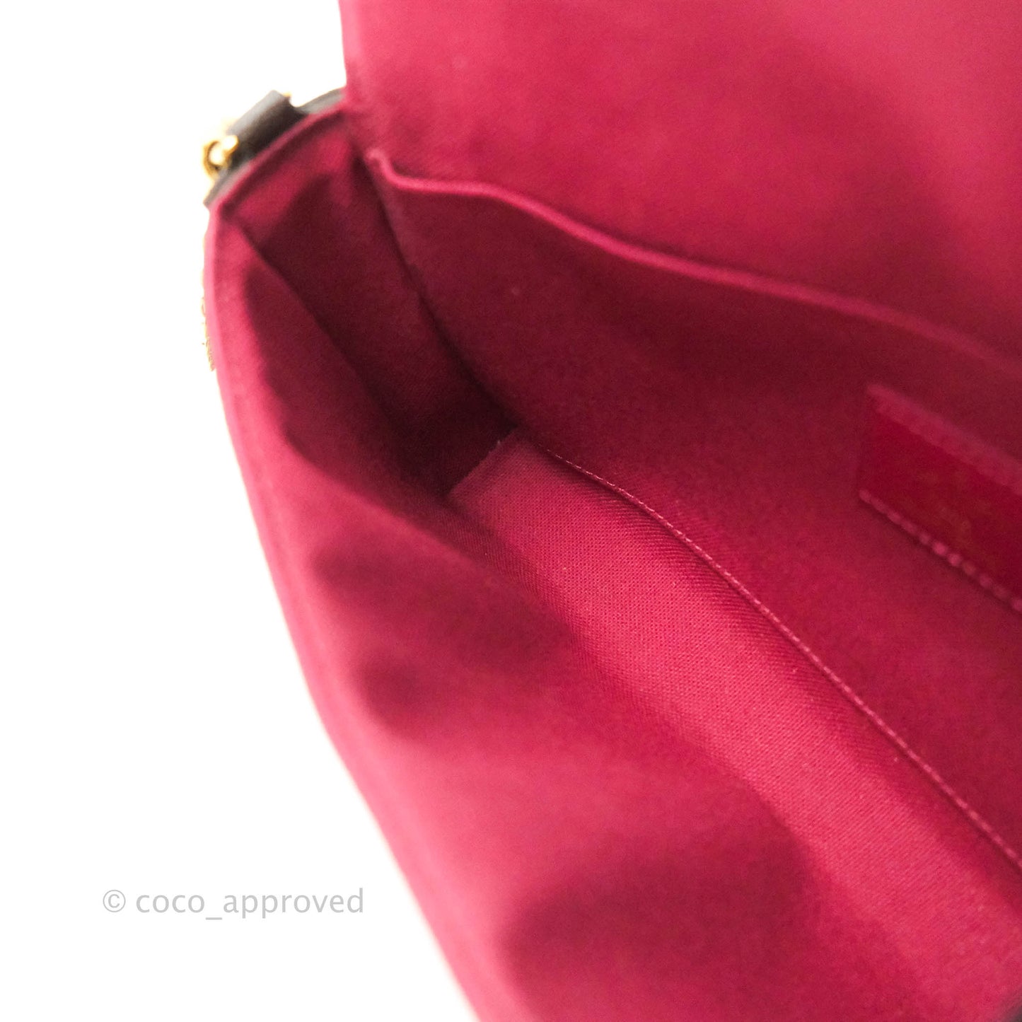 Louis Vuitton Monogram Canvas Pochette Félicie Bag Fuchsia Pink