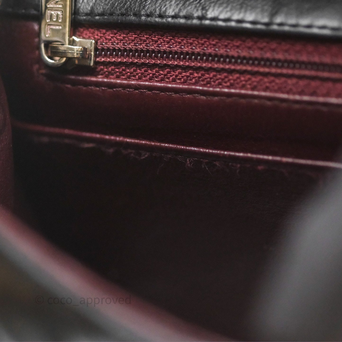 Chanel Mini Square Flap Quilted Black Lambskin Silver Hardware