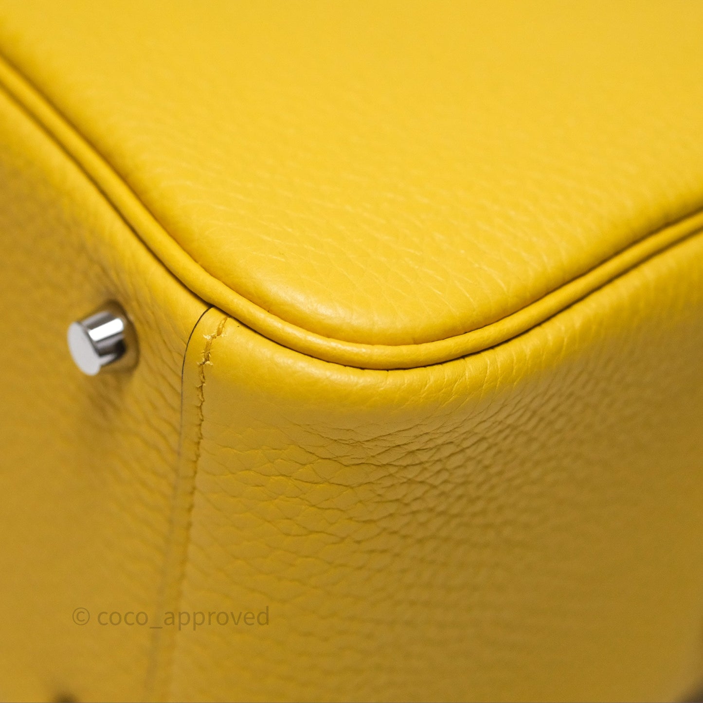 Hermès Mini Lindy 20 Sun B4 Clemence Palladium Hardware