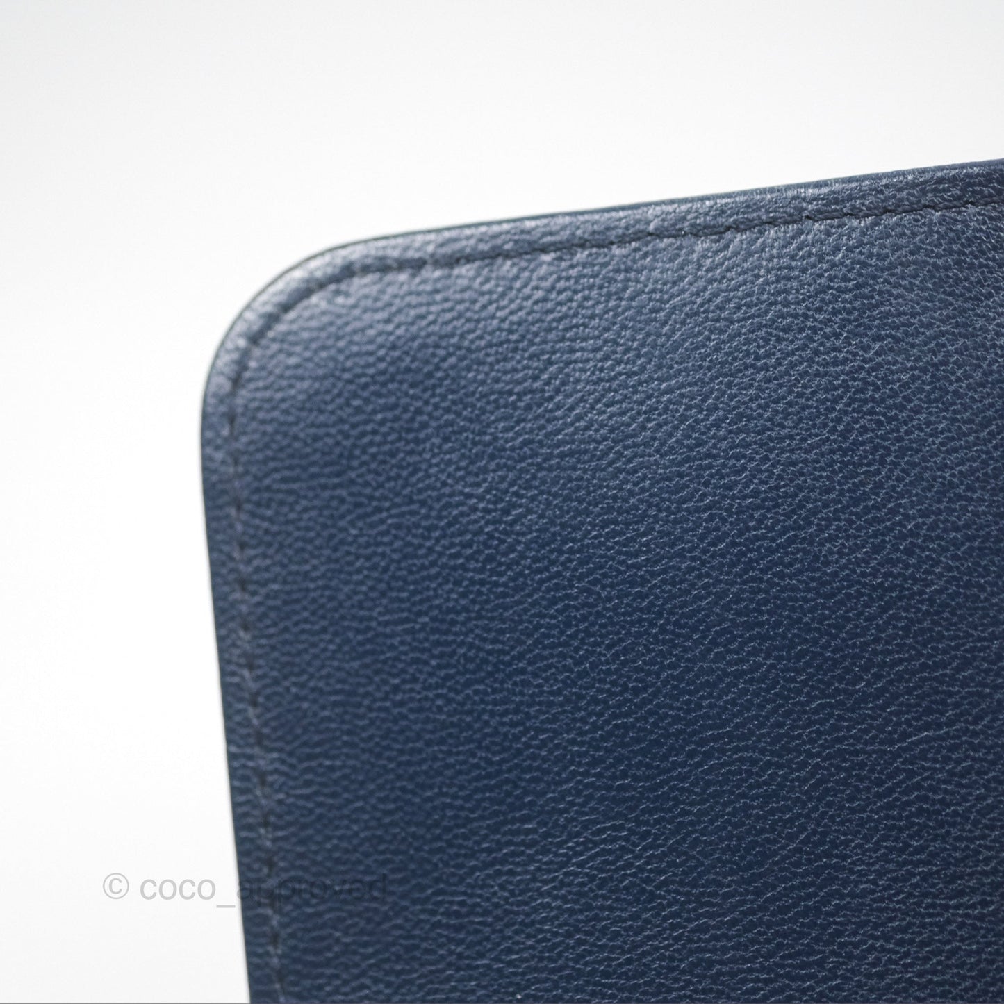 Chanel Beauty Lock Flap Bag Navy Sheepskin Aged Gold Hardware