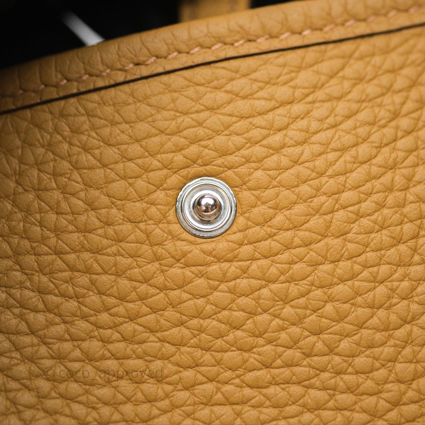 Hermès Mini Evelyne 16 Biscuit 48 Clemence Palladium Hardware