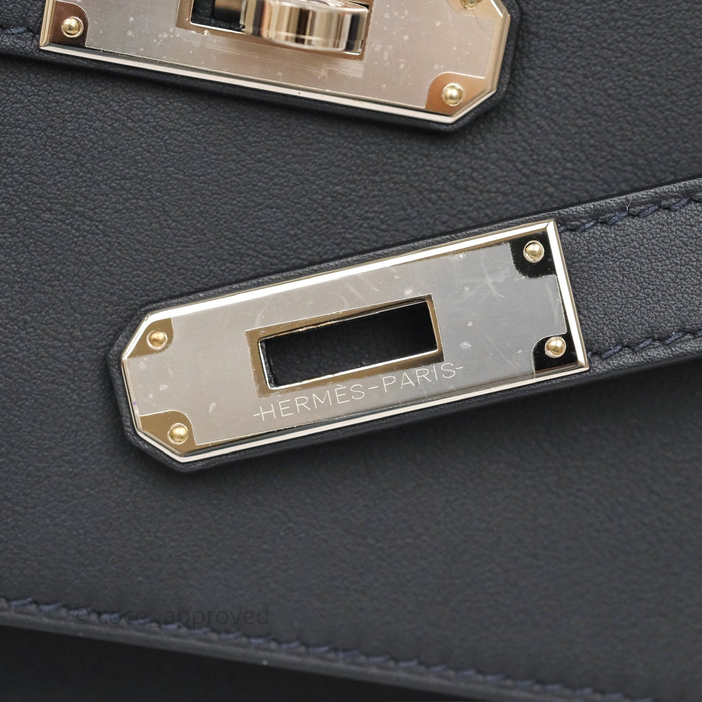 Hermès Mini Jypsiere Caban 3Y Swift Palladium Hardware