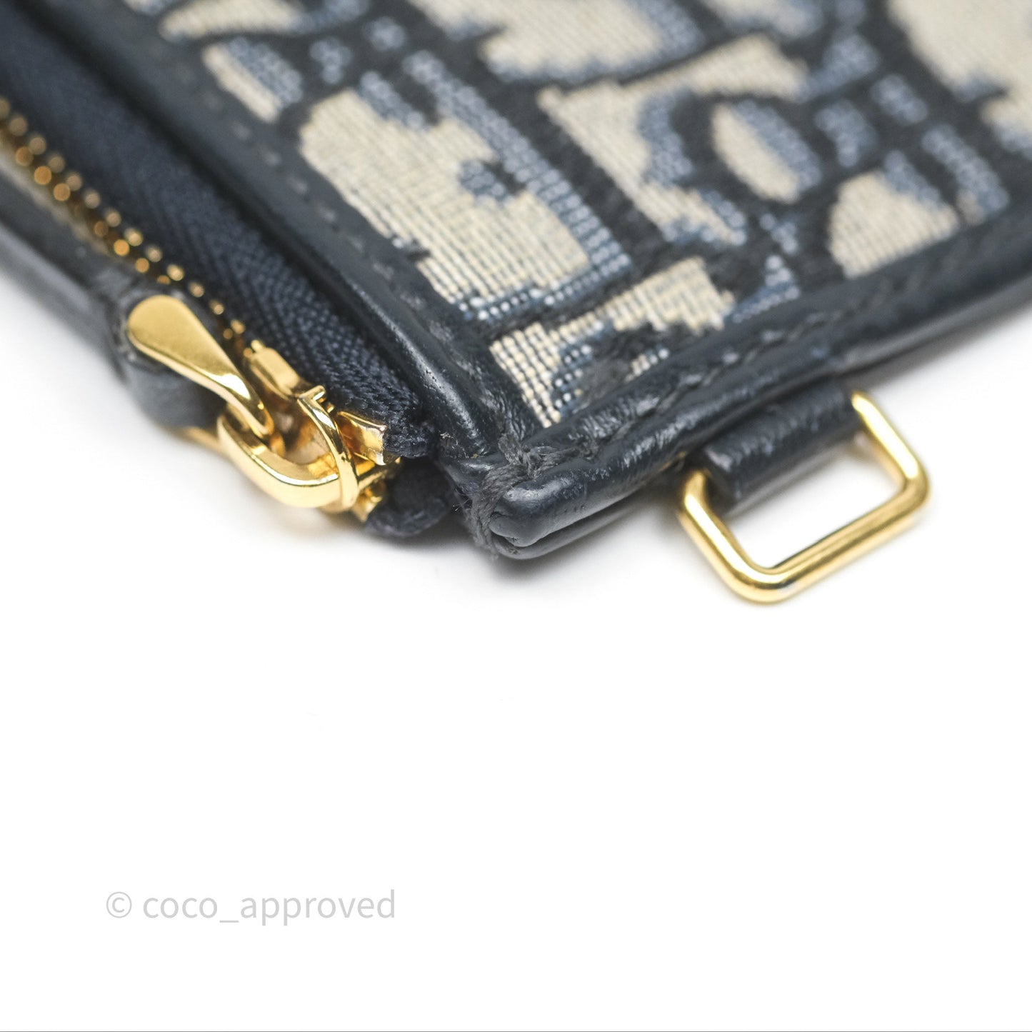 Christian Dior 30 Montaigne Blue Oblique Jacquard Long Wallet